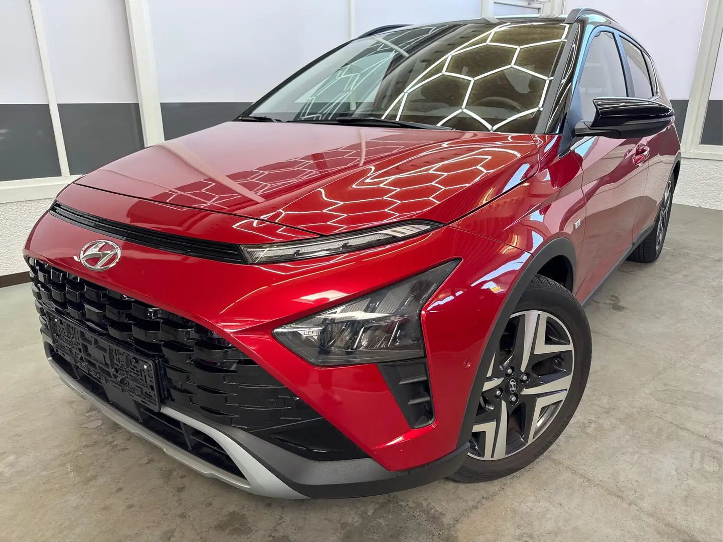 Hyundai BAYON IMPRESSION AHK NAVI LED PDC v+h RFK SHZ 1.0 T-G... Rojo - 1