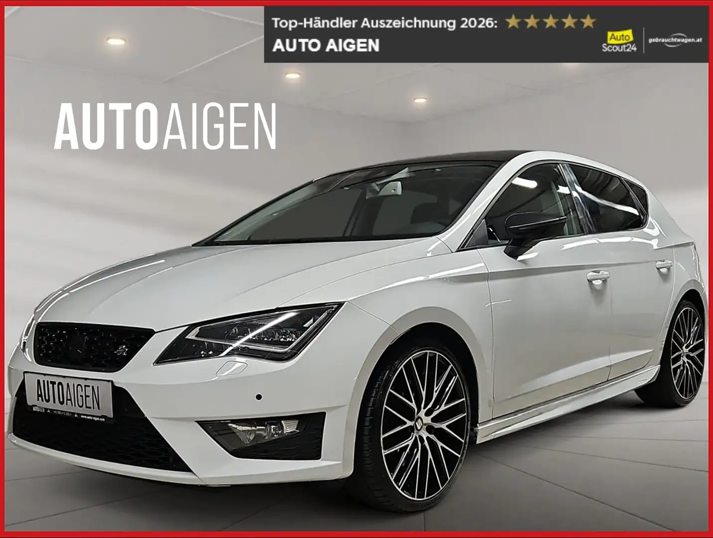 SEAT Leon FR * 2-BESITZ * AUTOMATIK * ALCANTARA * LED * NAVI Weiß - 1