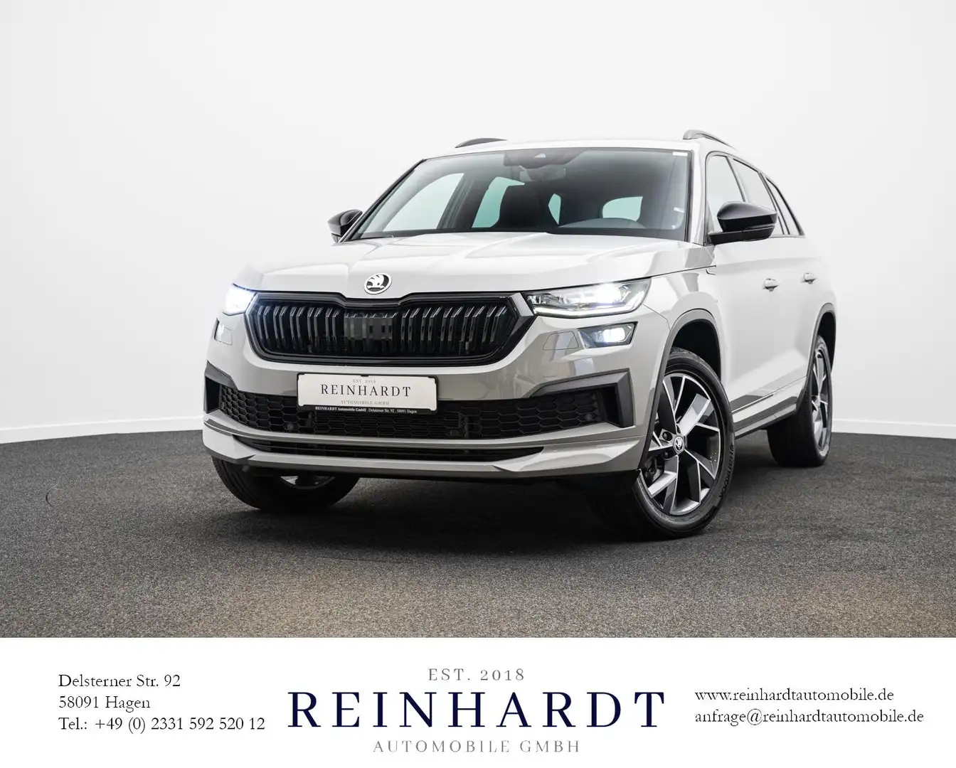 Skoda Kodiaq 2.0TDi SPORTLINE/BLACK/19Z./ACC/KESSY/AHK Gris - 1