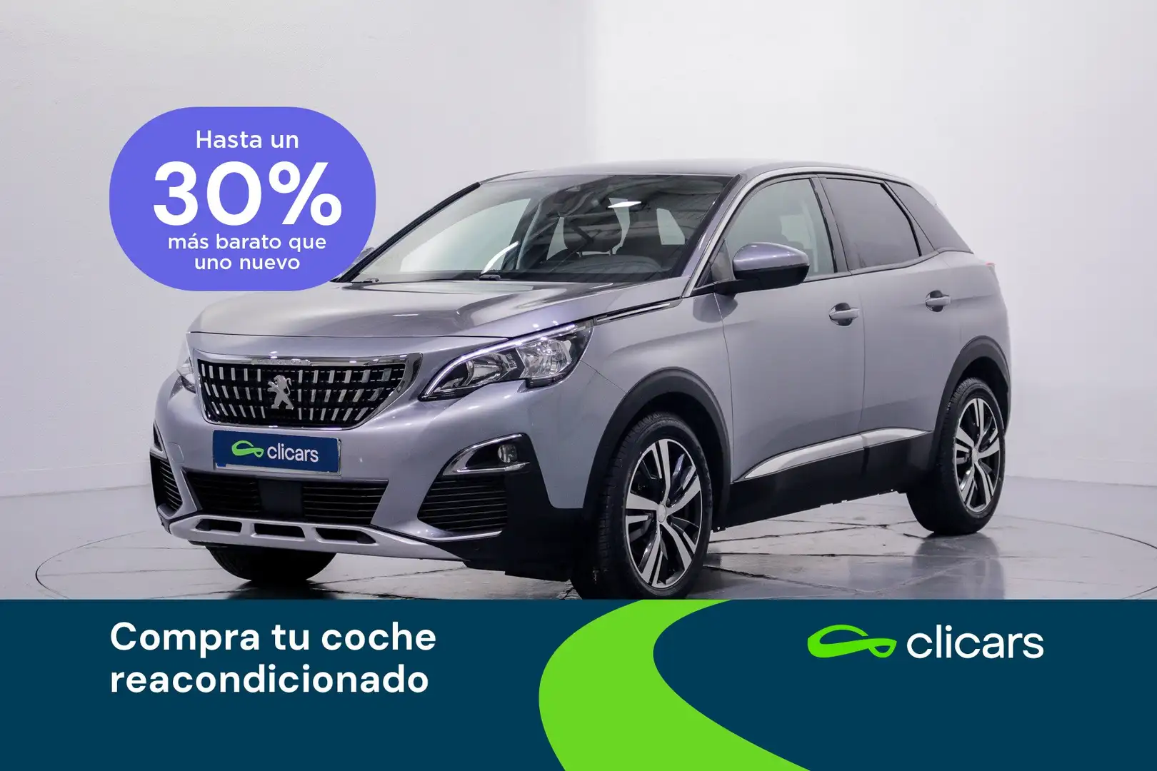 Peugeot 3008 1.2 S&S PureTech Allure 130 Gris - 1