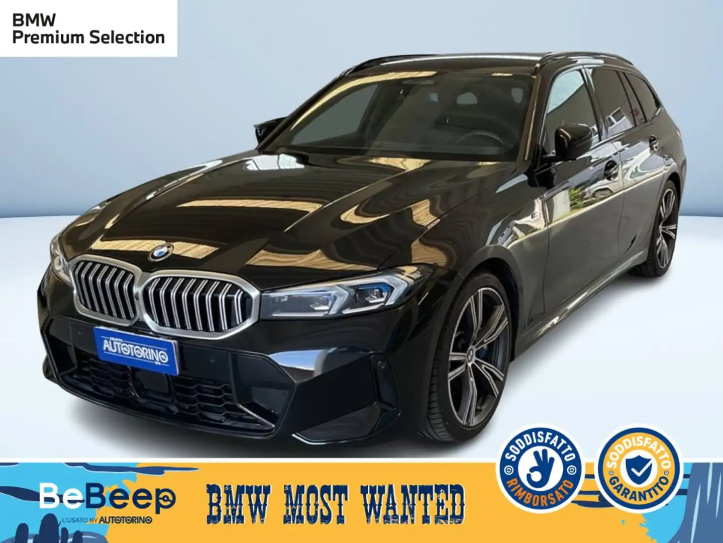 BMW 320 320D TOURING MHEV 48V XDRIVE MSPORT AUTO Noir - 1