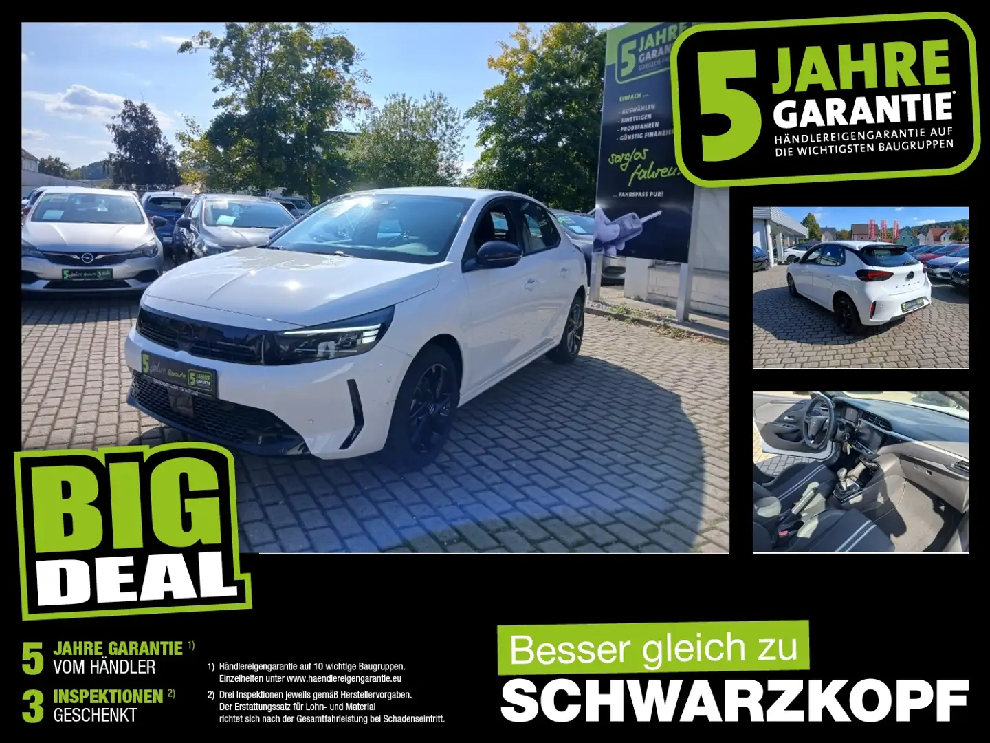 Opel Corsa F 1.2T Rückfahrkamera,Sitzheizung,Tempomat Blanc - 1