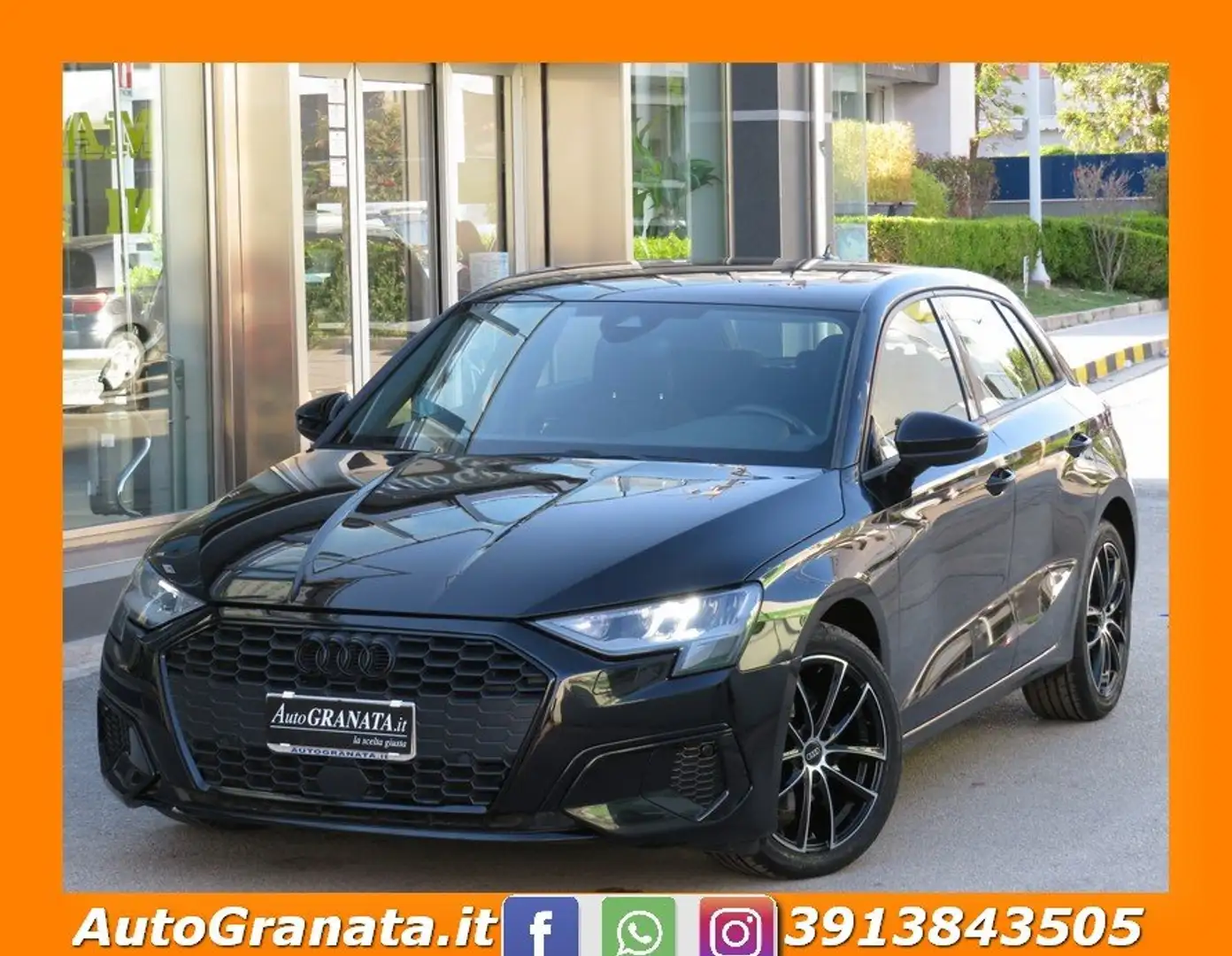 Audi A3 2.0 SPB 35 Tdi Business 150cv S-Tronic Navi+Retro. Negro - 1