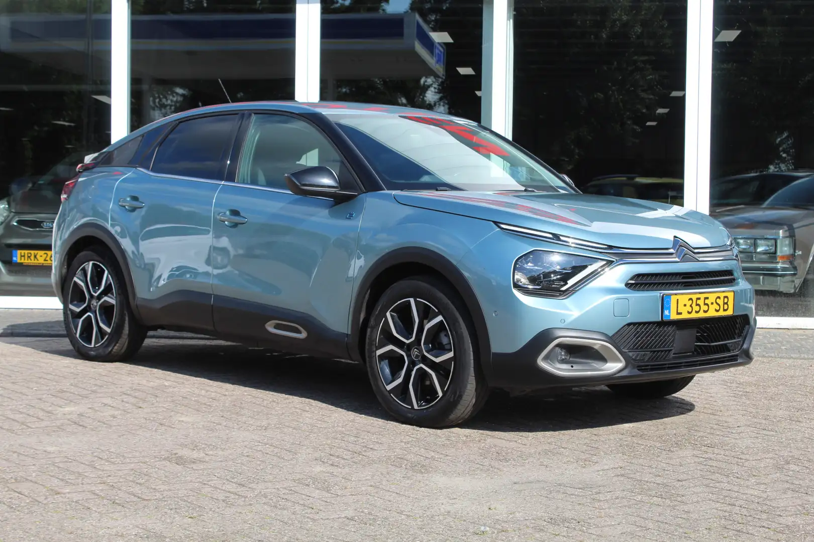 Citroen E-C4 Electric Shine 50 kWh//Navi//Leder//Camera!! Blauw - 2