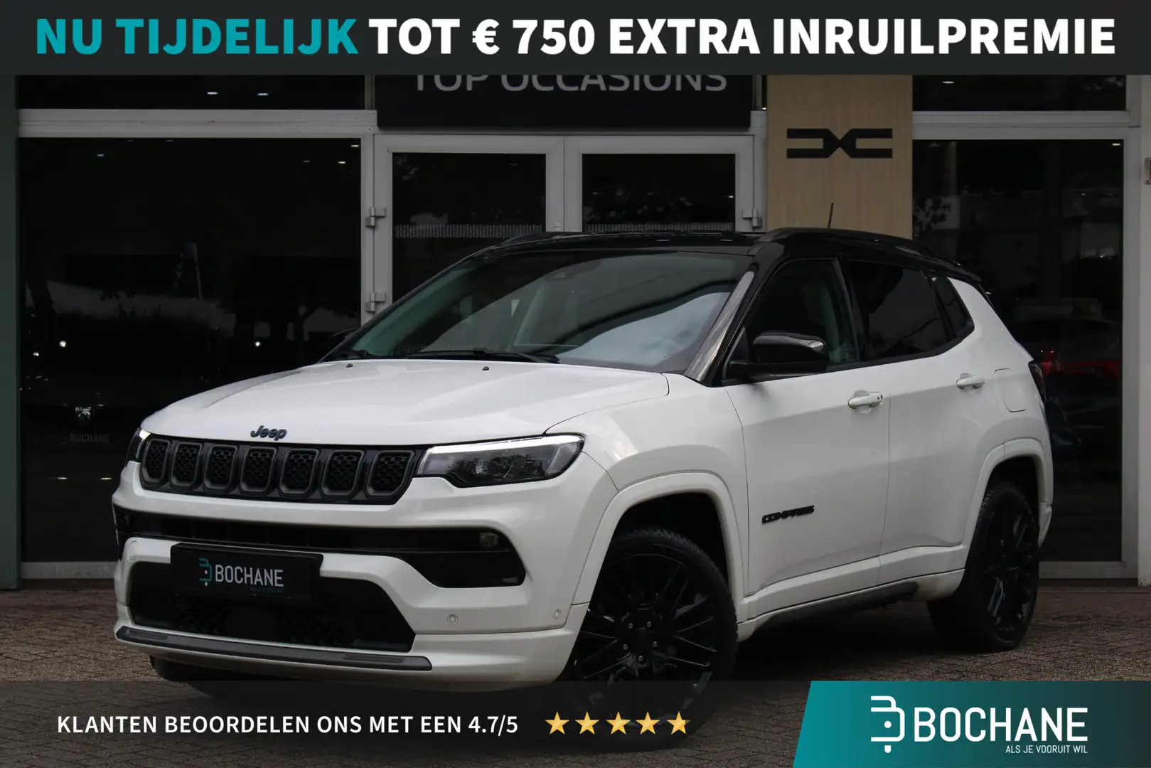 Jeep Compass 4xe 240 Plug-in Hybrid Electric S | Adaptive Cruis Blanc - 1