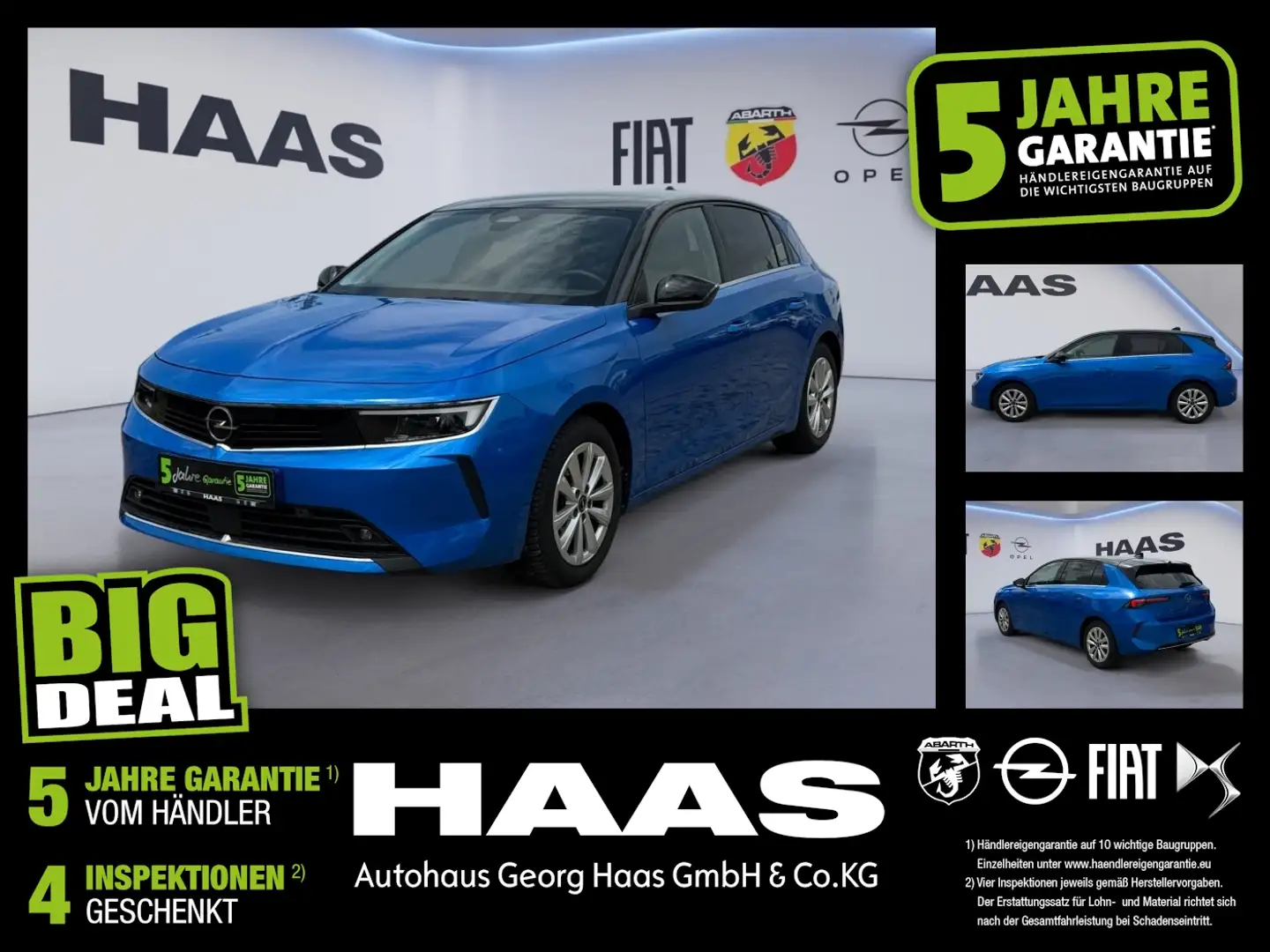 Opel Astra L 1.2 Turbo Elegance Klimaautomatik Blu/Azzurro - 1