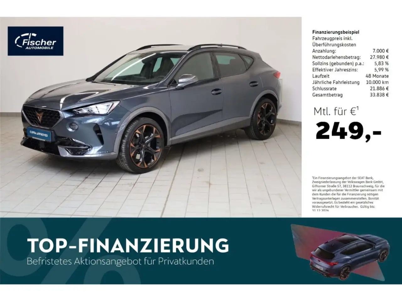 Cupra Formentor 2.0 TSI 4Drive VZ — миниатюра 1