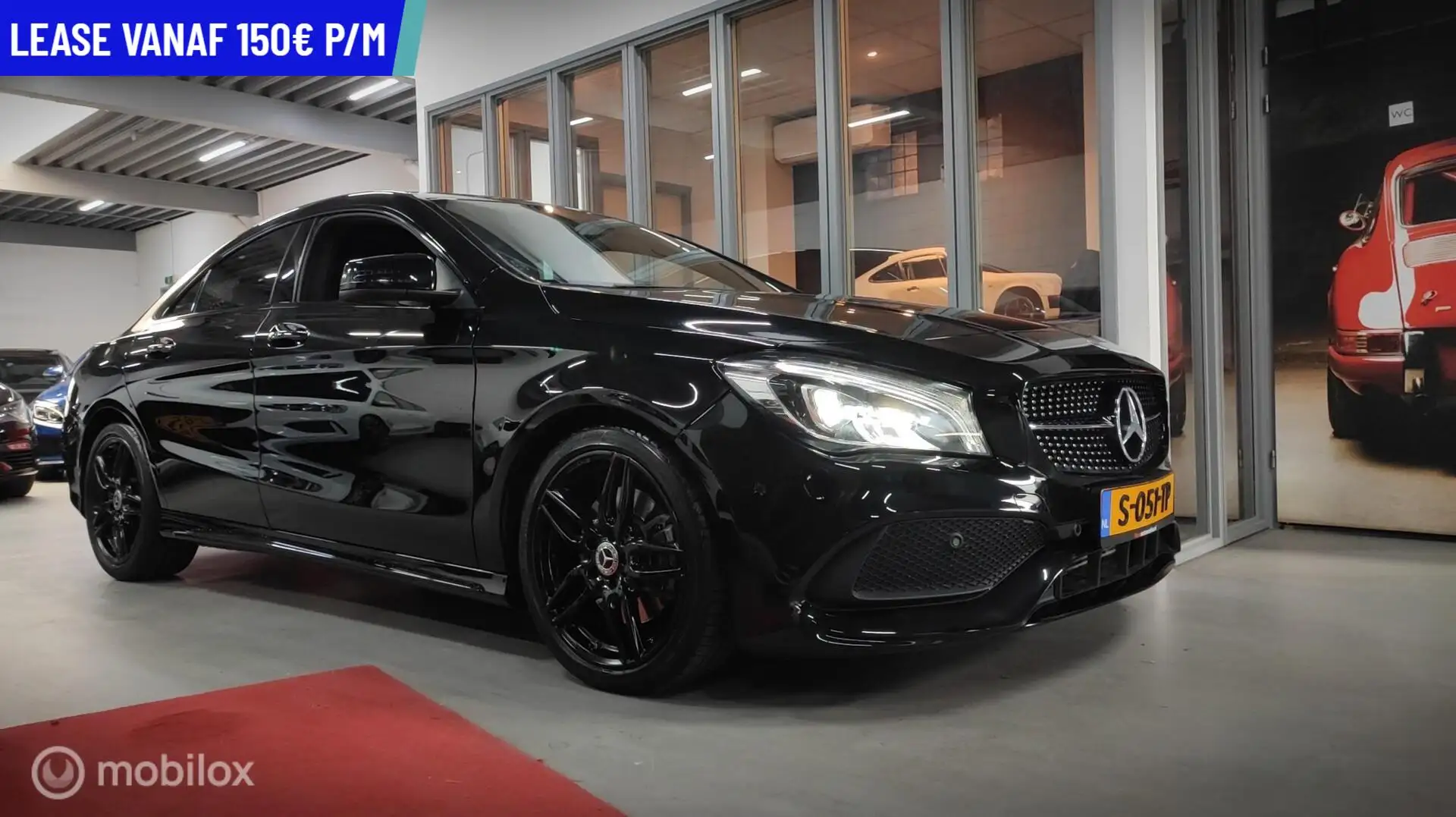 Mercedes-Benz CLA 220 D AUT AMG CRUISE LEER LED CAMERA PDC NIGHT PAKKET Zwart - 1