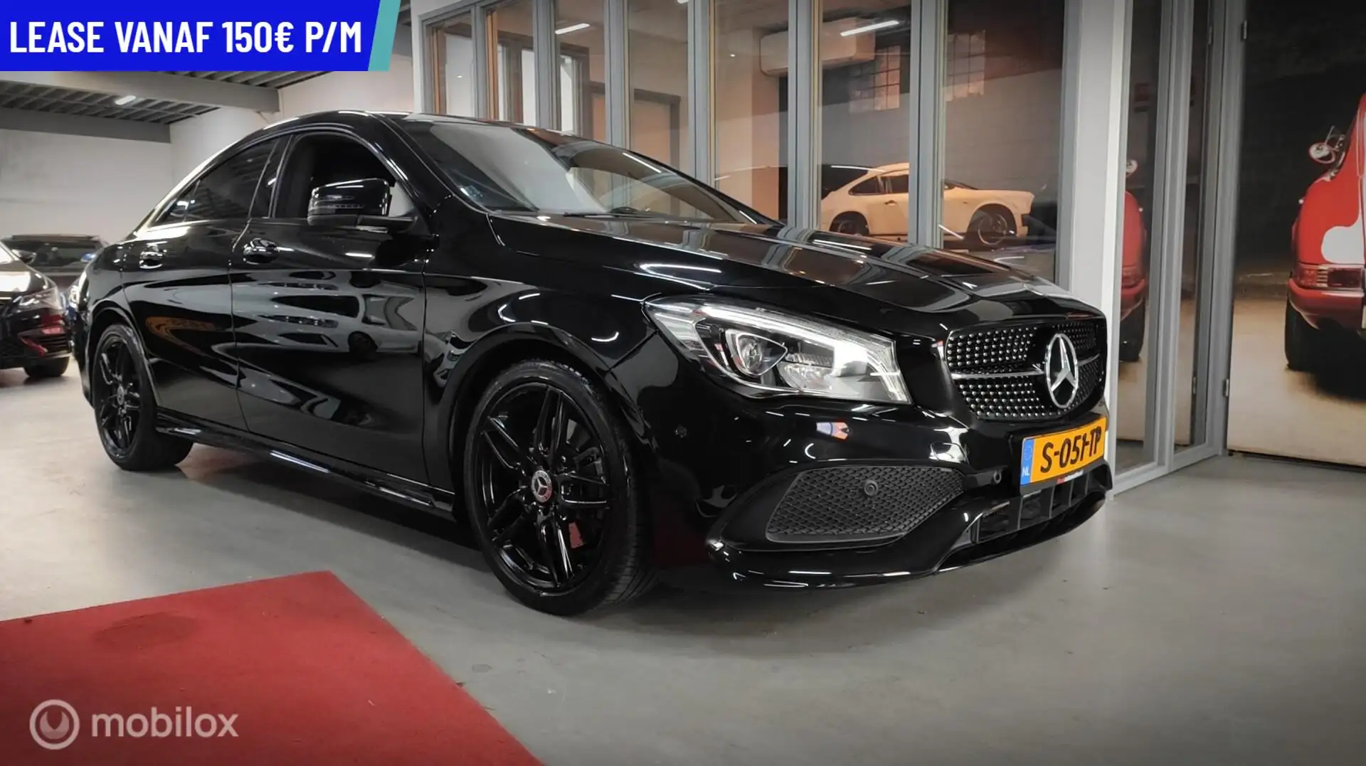 Mercedes-Benz CLA 220 D AUT AMG CRUISE LEER LED CAMERA PDC NIGHT PAKKET Zwart - 2