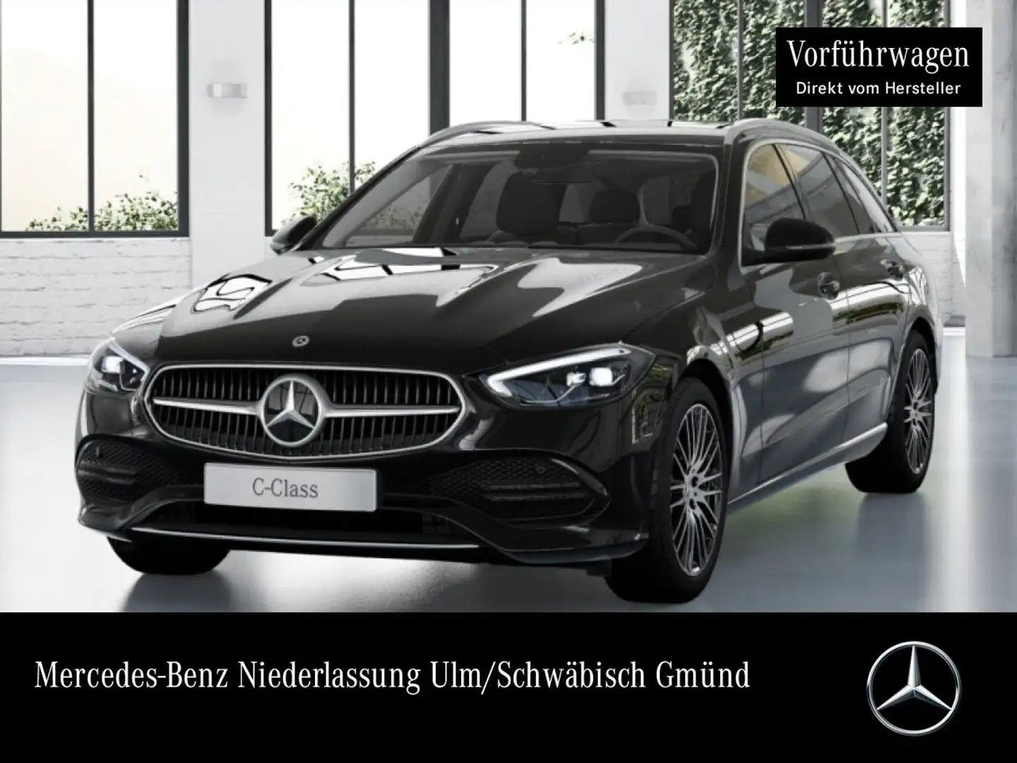 Mercedes-Benz C 180 T AVANTG+LED+KAMERA+TOTW+KEYLESS+9G Zwart - 1