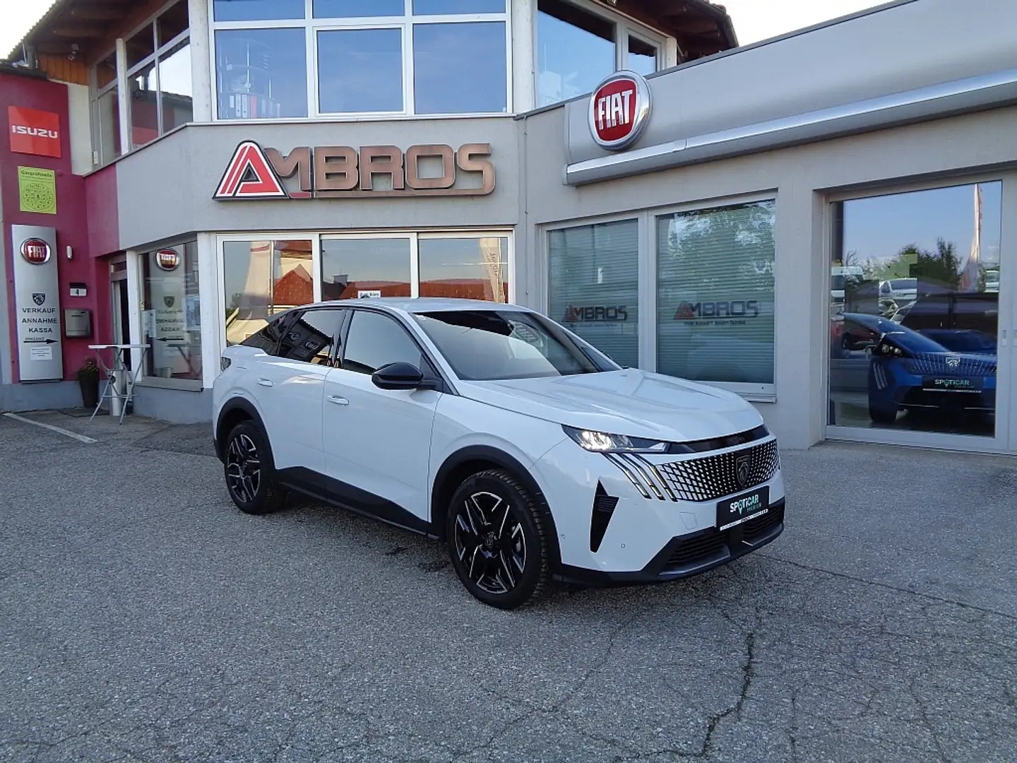 Peugeot 3008 Hybrid 145 E-DCS6 Allure Automatik Mildhybrid Weiß - 1