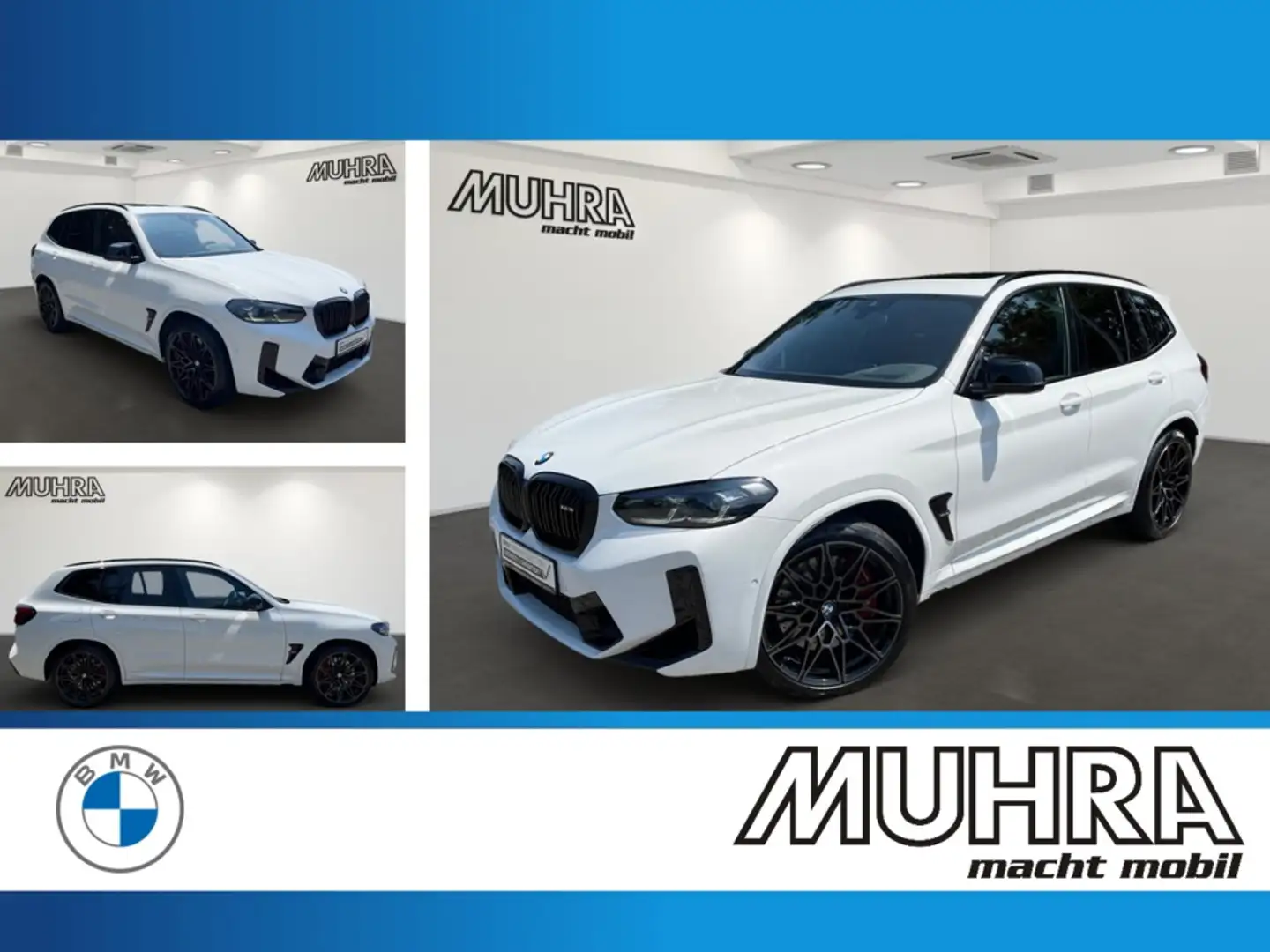 BMW X3 M COMPETITION 21" Panorama HUD LC Prof. H/K ! Blanc - 1