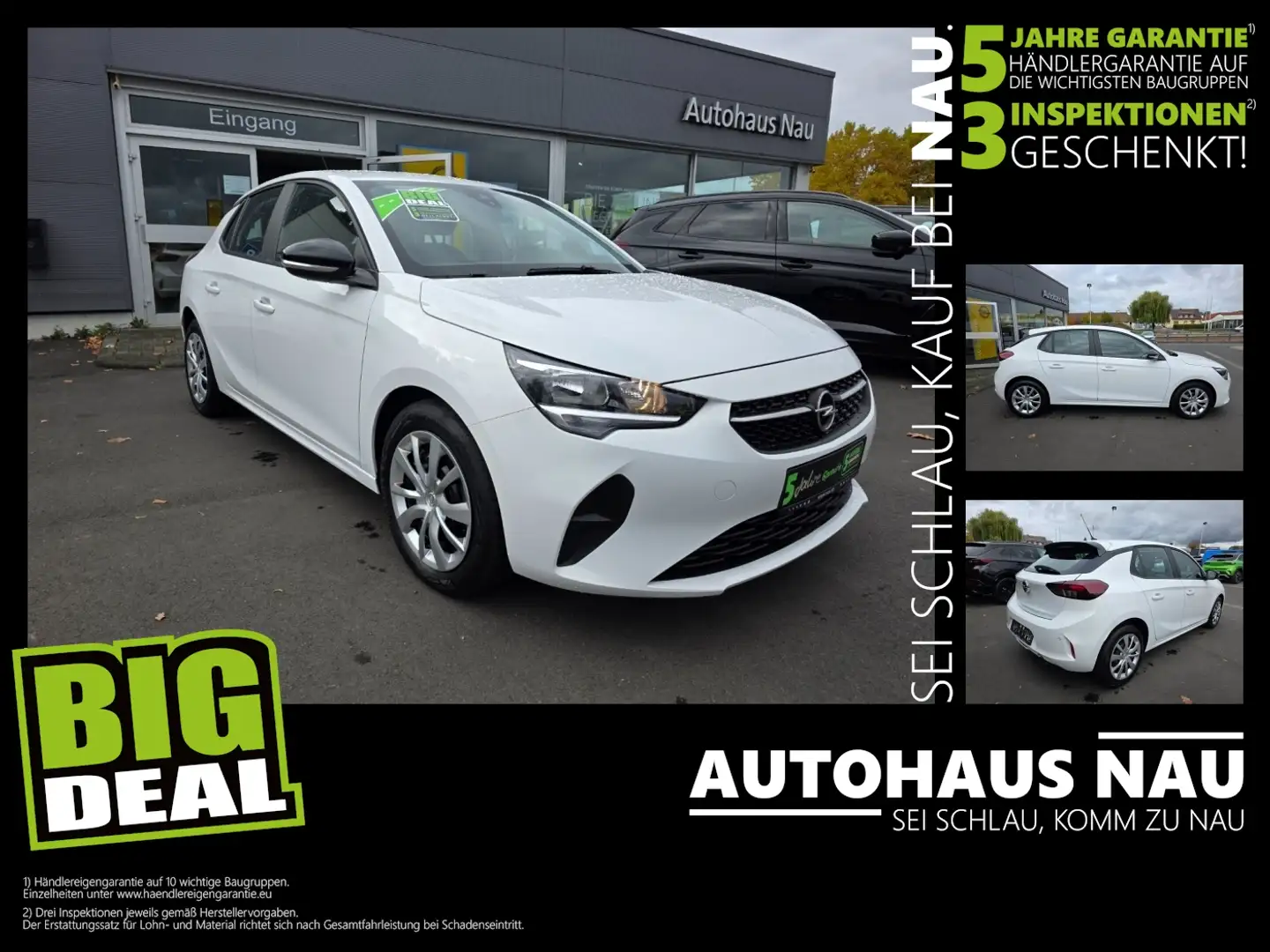 Opel Corsa Edition 1.2 Turbo inkl. BigDeal, TÜV Neu Wit - 1