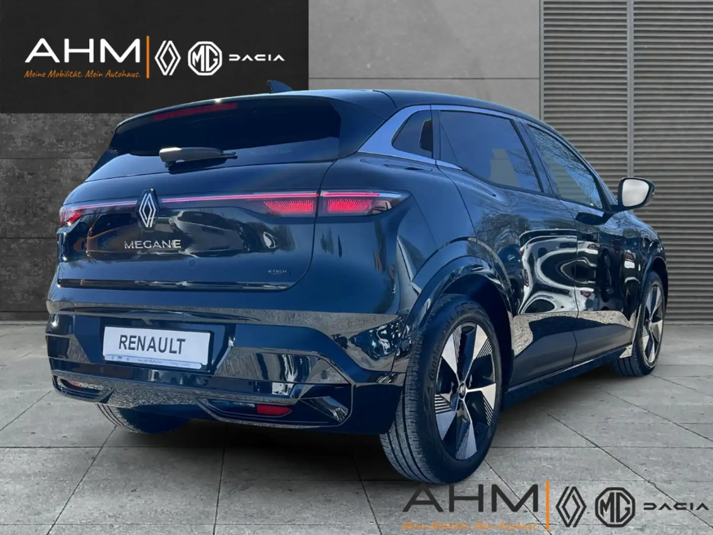 Renault Megane E-Tech Electric Iconic EV60 220HP NAVI KLIMA KAMER Schwarz - 2