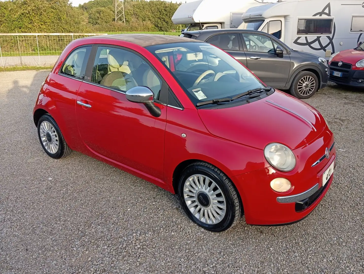 Fiat 500C 500C 1.3 mjt 16v Pop 95cv Rosso - 1