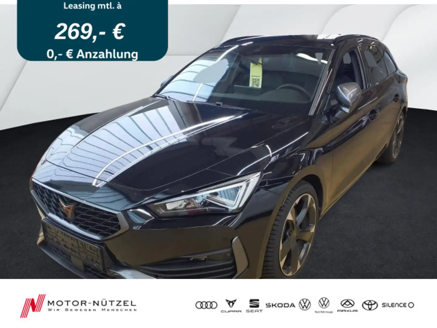 CUPRA Leon ST 2.0 TSI DSG LED+NAVI+KAMERA+ACC+DAB+SHZ Schwarz - 1