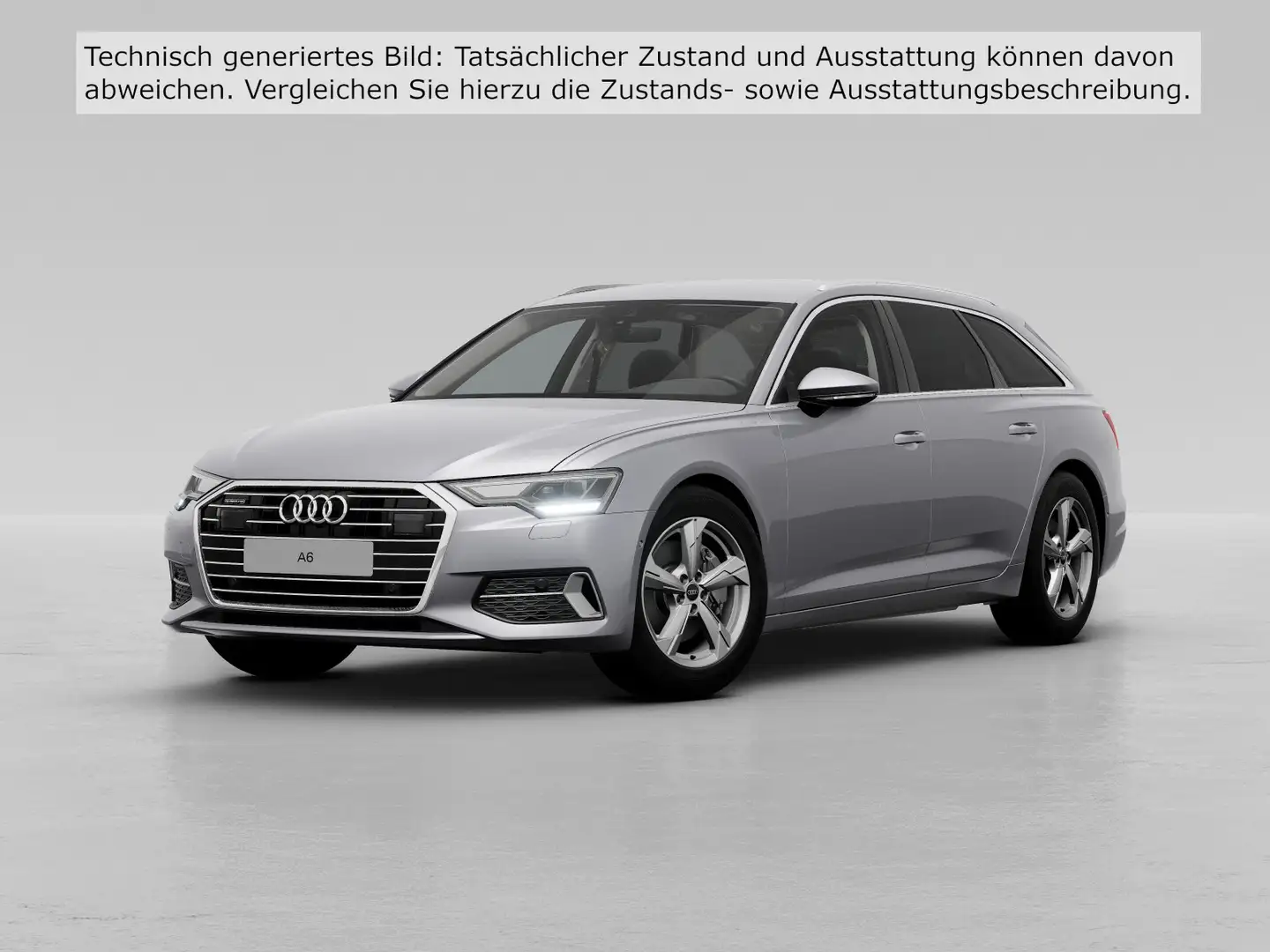 Audi A6 Sport 45 TFSI qu. S tr. AHK PDC LED RFK Silber - 2