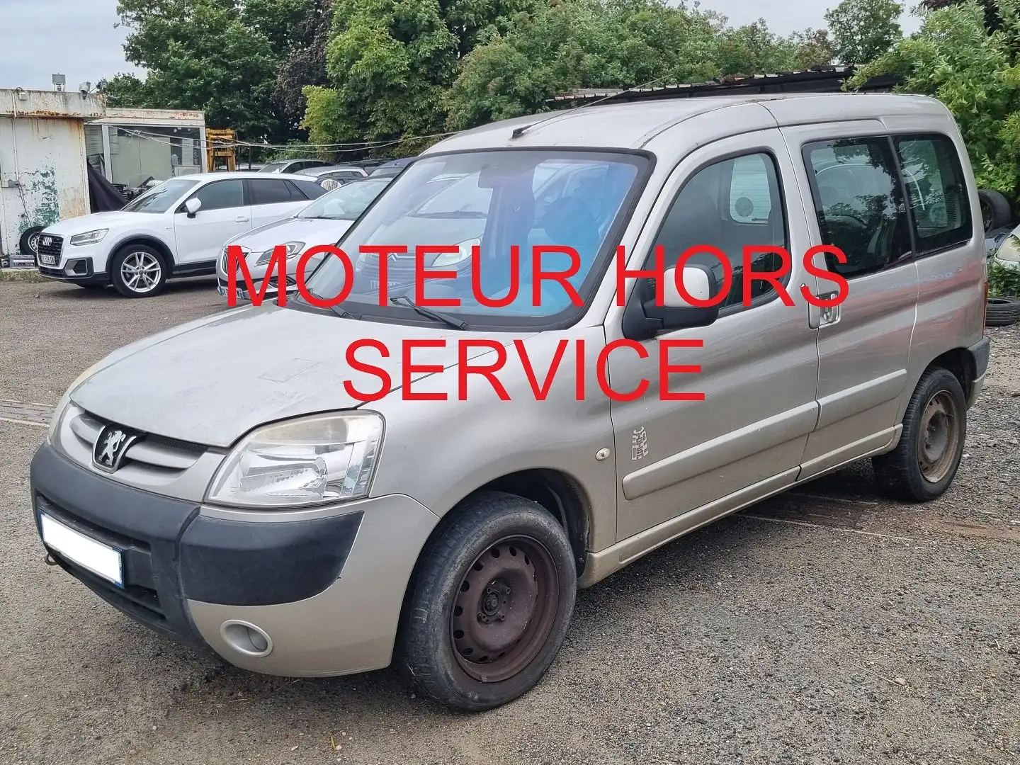 Peugeot Partner 1.6 HDI 90 TOTEM CLIM MOTEUR HS Gris - 2
