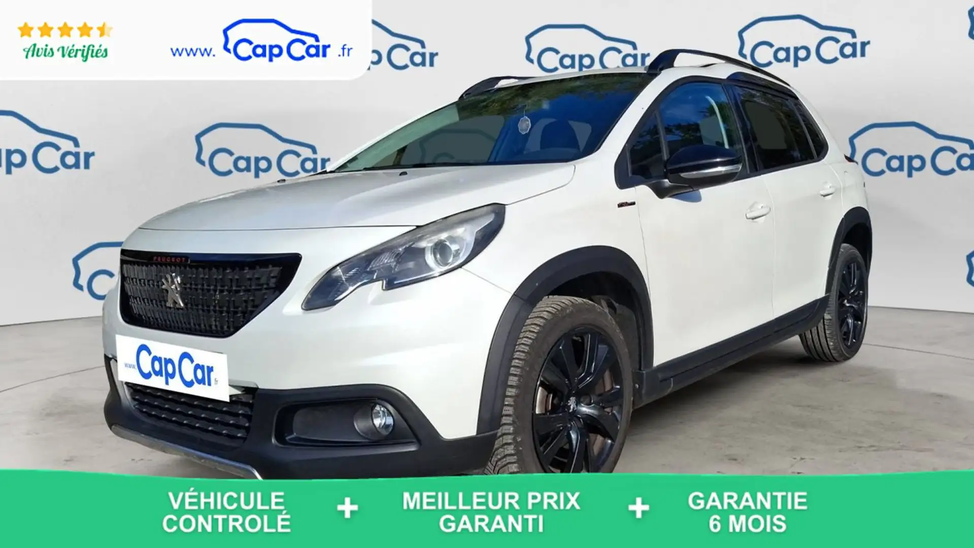 Peugeot 2008 1.6 BlueHDi 120 GT-Line Blanc - 1
