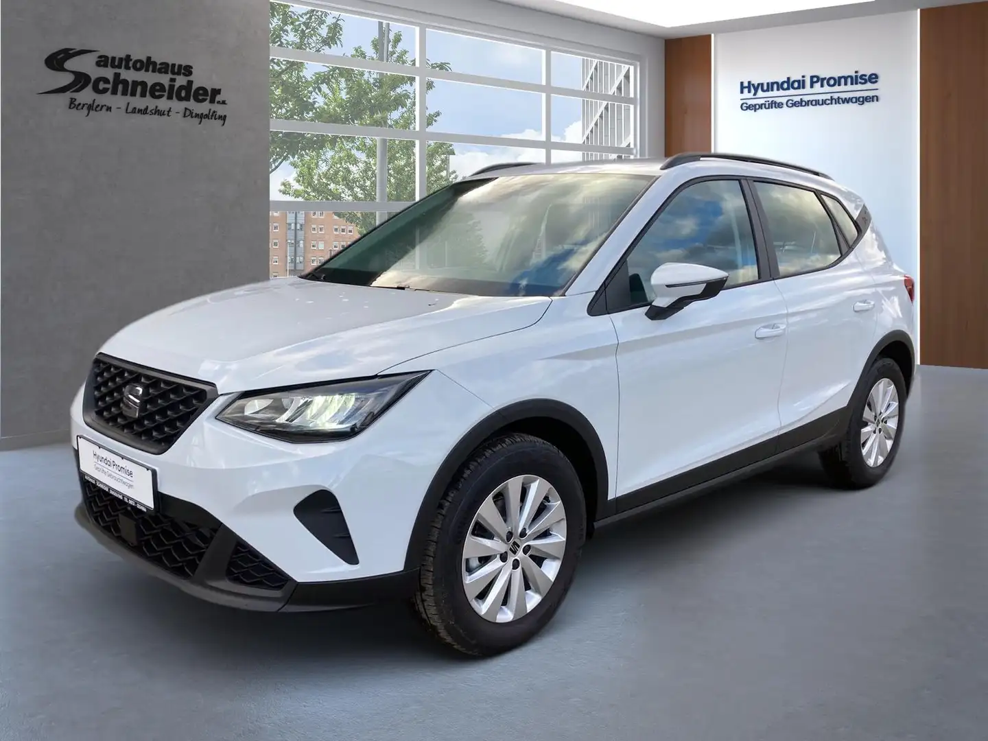 SEAT Arona 1.0 TSI 6-Gang STYLE NAVI/ACC/SHZ/ALLWETTERREIFEN Blanc - 1