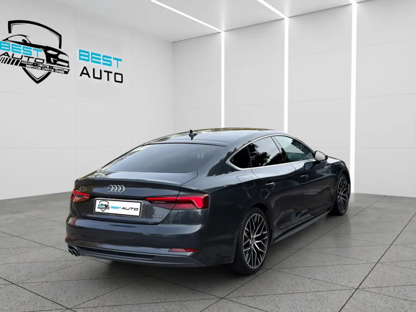 Audi A5 40 TDI 190CH S LINE QUATTRO S TRONIC 7 EURO6D-T Gris - 2