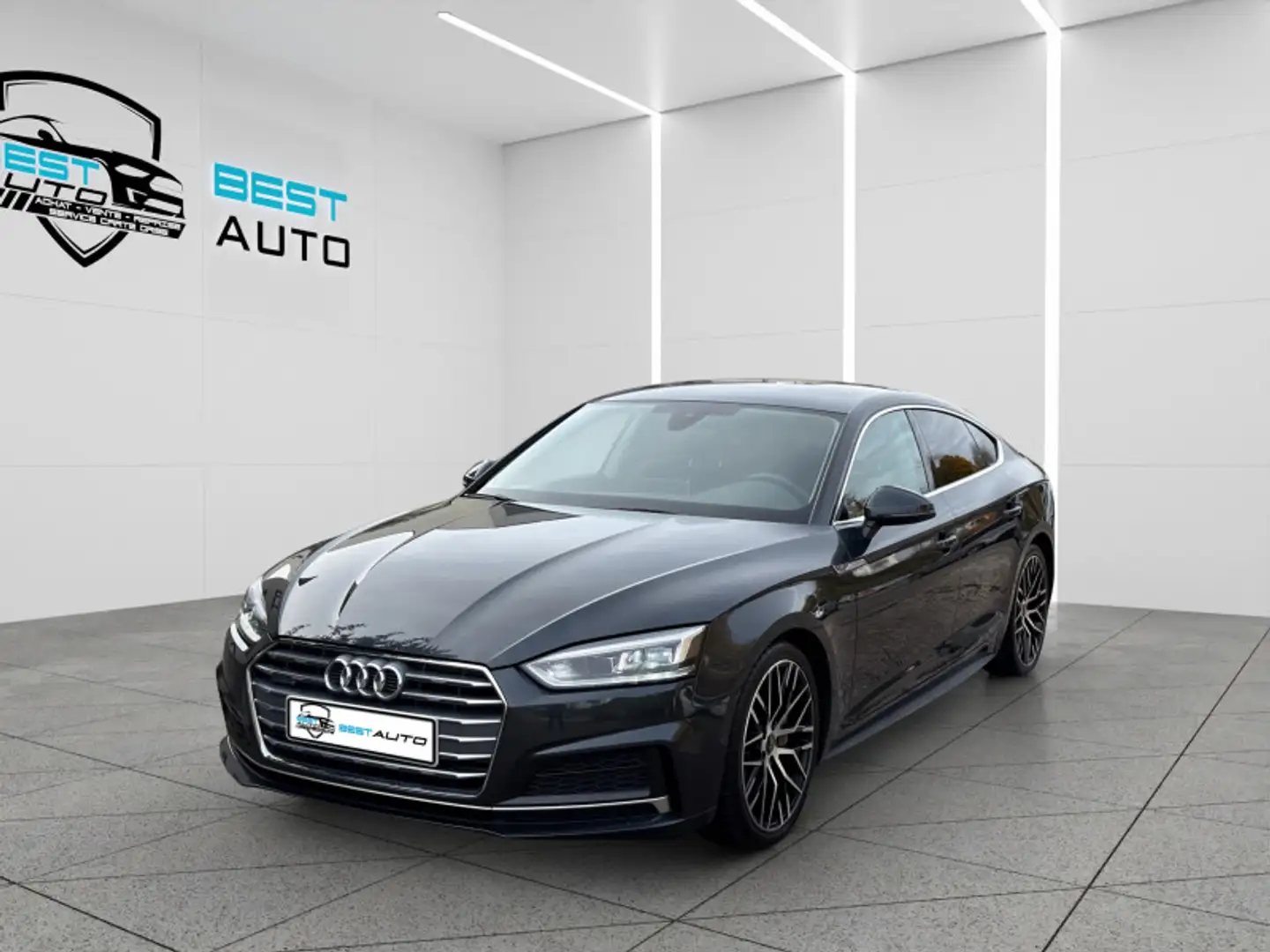 Audi A5 40 TDI 190CH S LINE QUATTRO S TRONIC 7 EURO6D-T Grijs - 1
