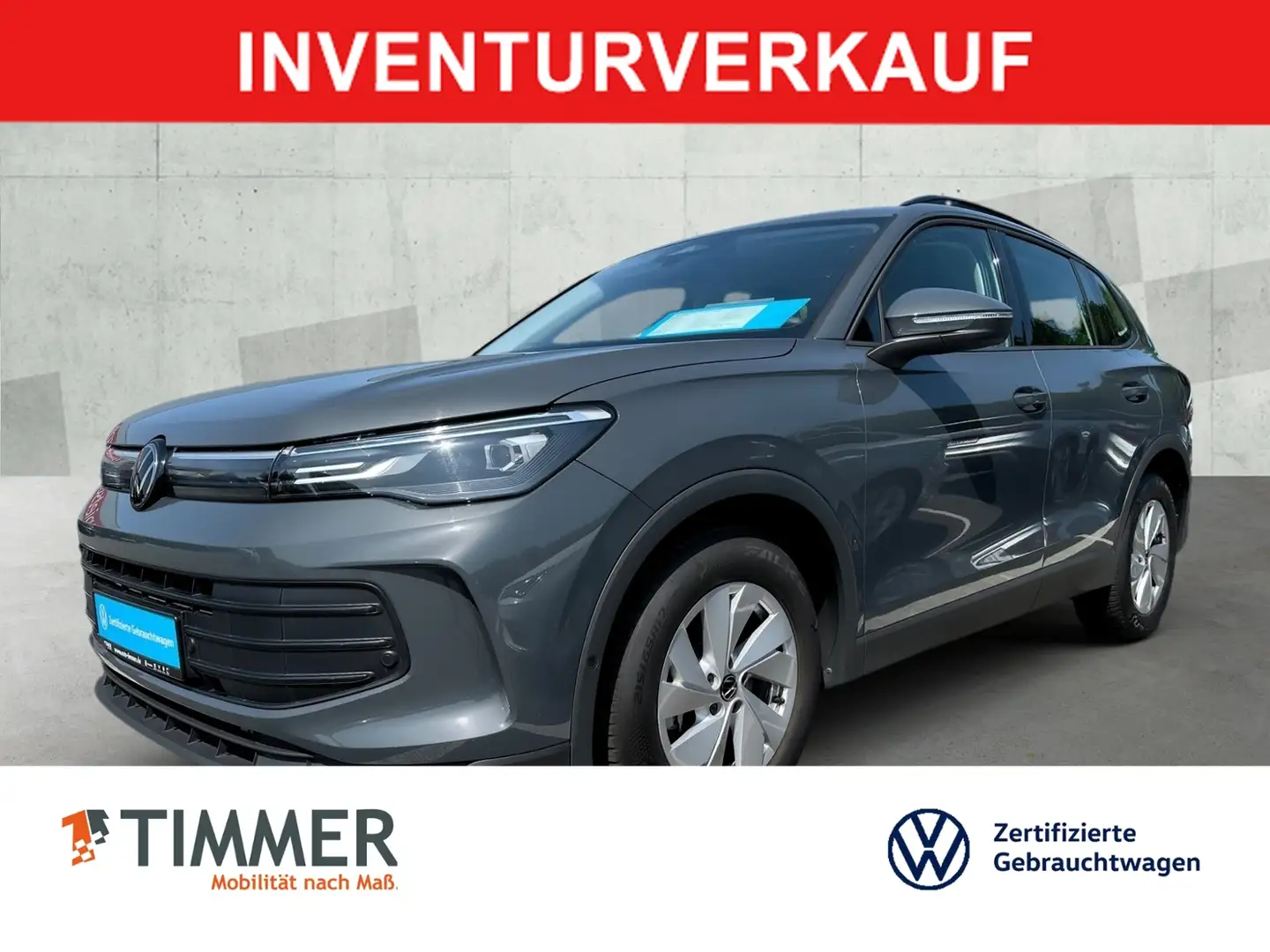 Volkswagen Tiguan 2.0 TDI *DSG*REAR VIEW*AHK*LED*NAVI*ASSIS-SYSTEME Grigio - 1