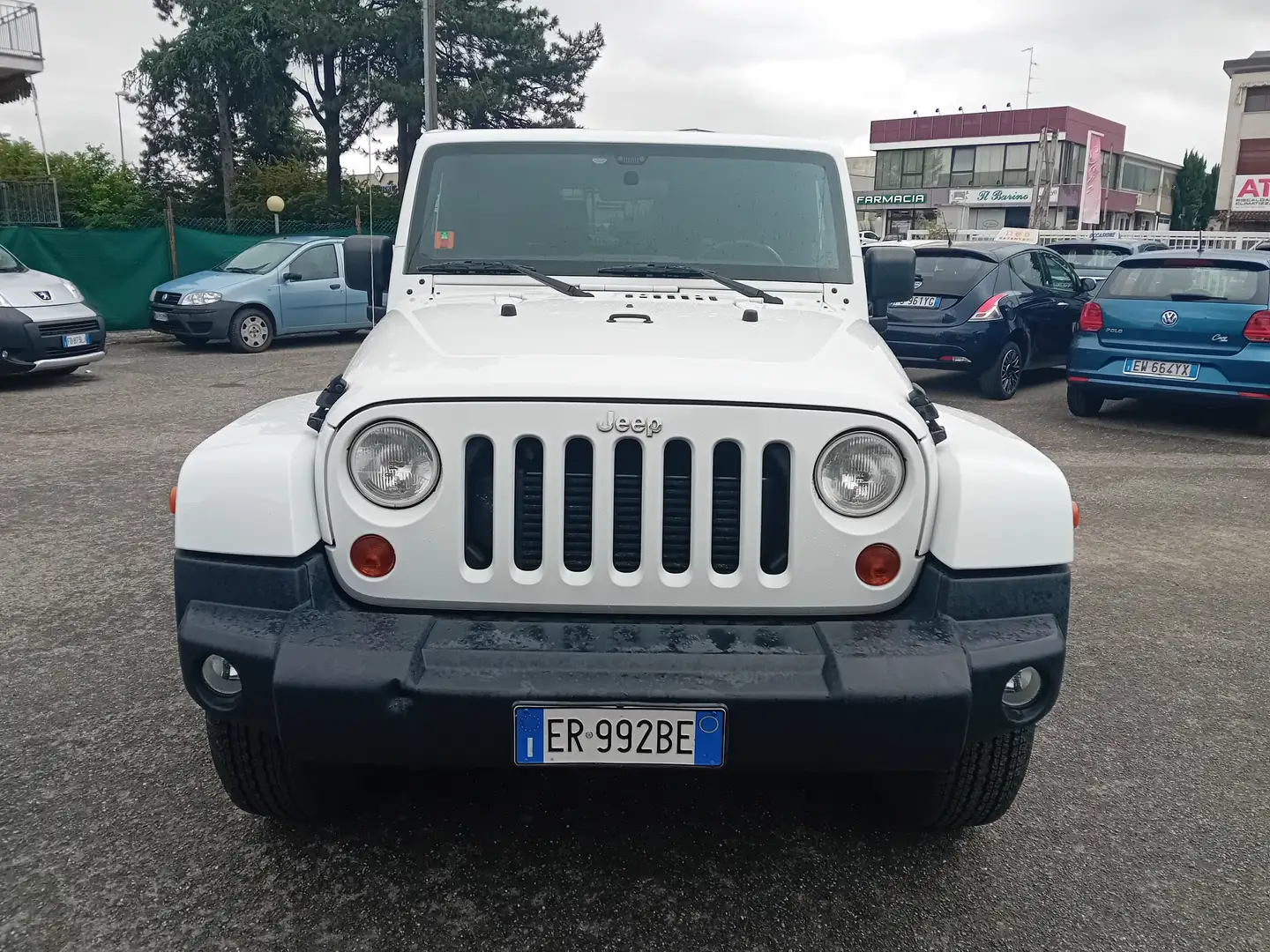Jeep Wrangler Wrangler 2.8 crd DPF Sahara auto DECAPPOTTABILE Blanc - 1
