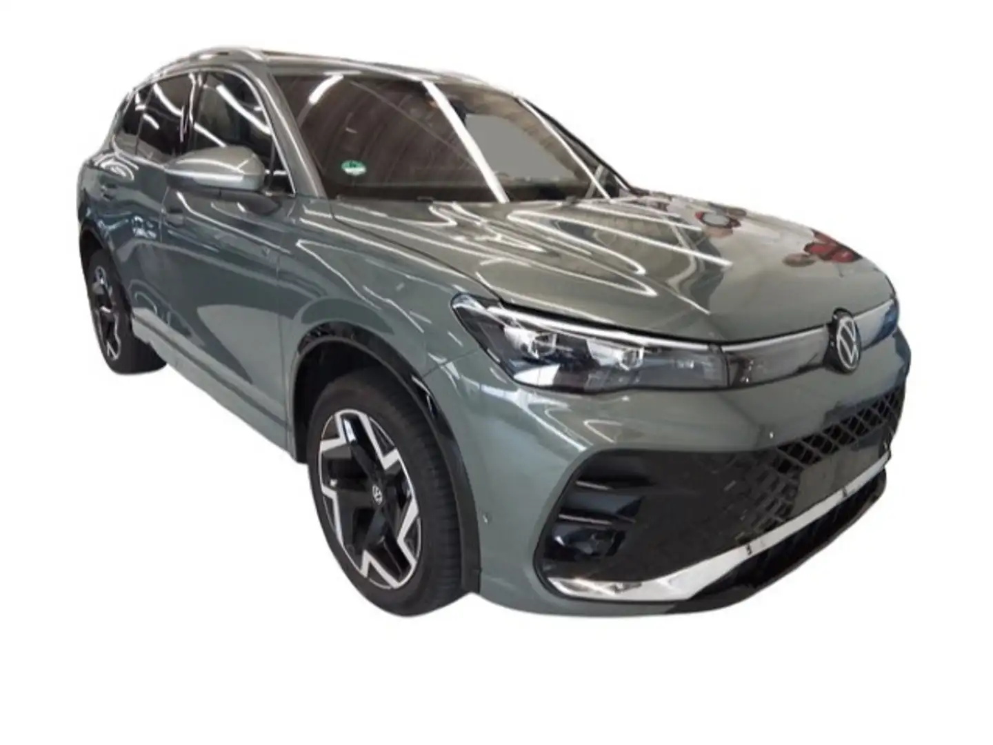 Volkswagen Tiguan 2.0 TDI 4M R-LINE AHK LEDER PANO HuD Grün - 2