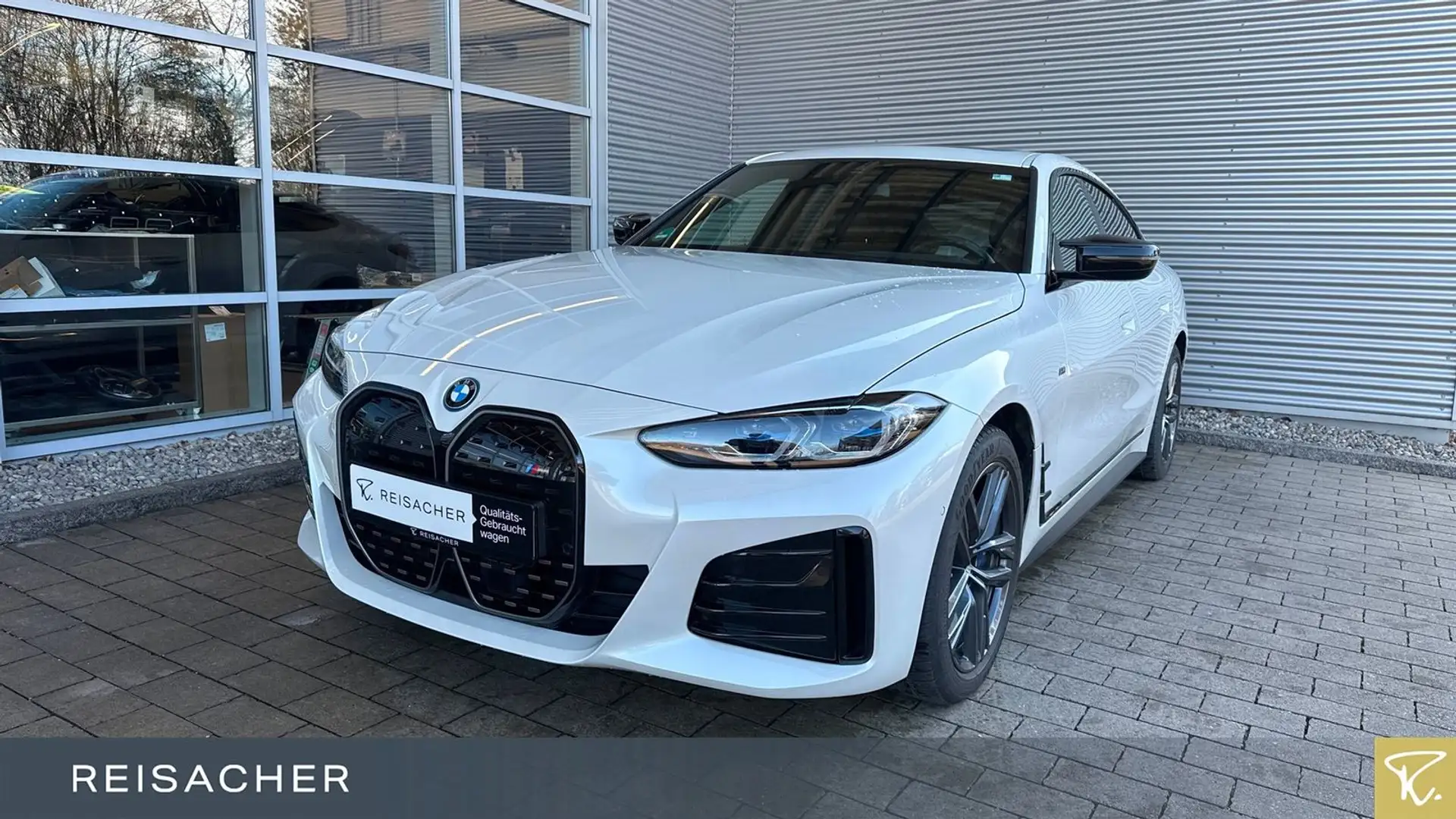 BMW i4 I4 A M50 GSD NAVI HUD Rüka PDC ACC H&K Sitzhzg Weiß - 1