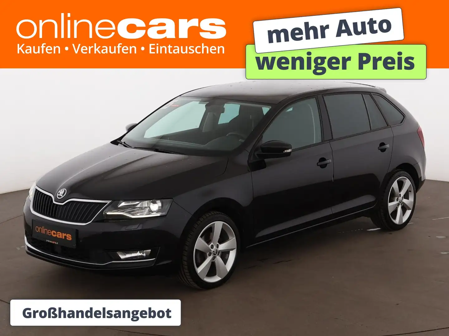 Skoda Rapid/Spaceback Rapid 1.6 TDI Spaceback Ambition XENON SKY R-CAM Schwarz - 1