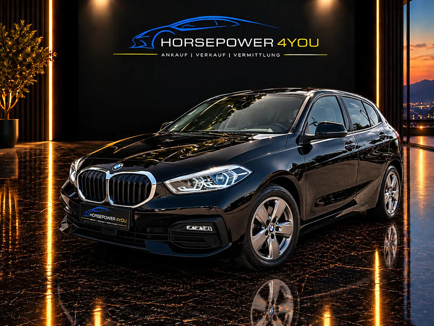 BMW 118 d Aut./VIRTUAL-COCKPIT/SPORTSITZE/GESTIK/LED/RF... Schwarz - 1