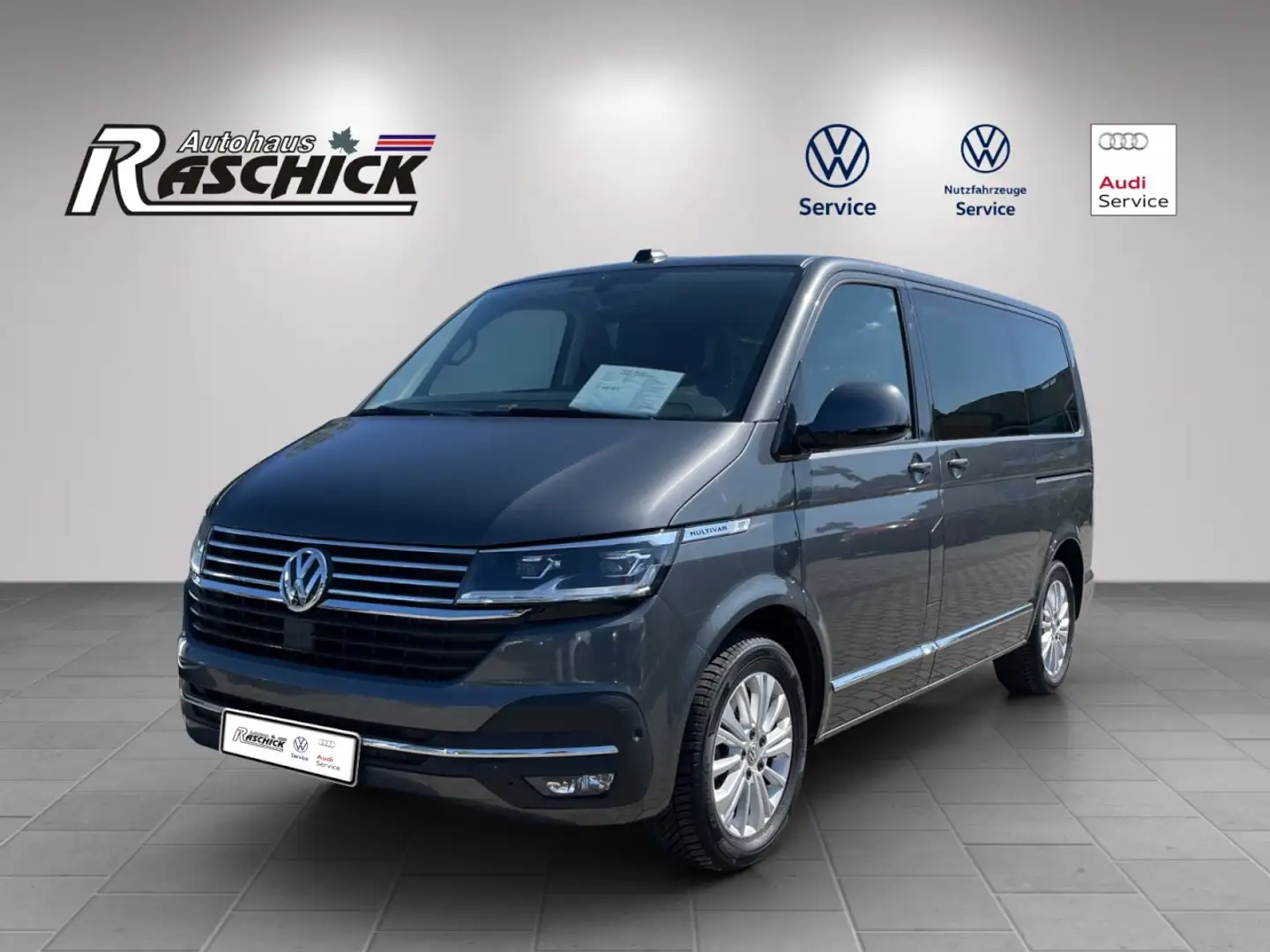 Volkswagen T6 Multivan Highline 2.0 TDI DSG AHK Leder Navi Kamera Klima Grau - 2