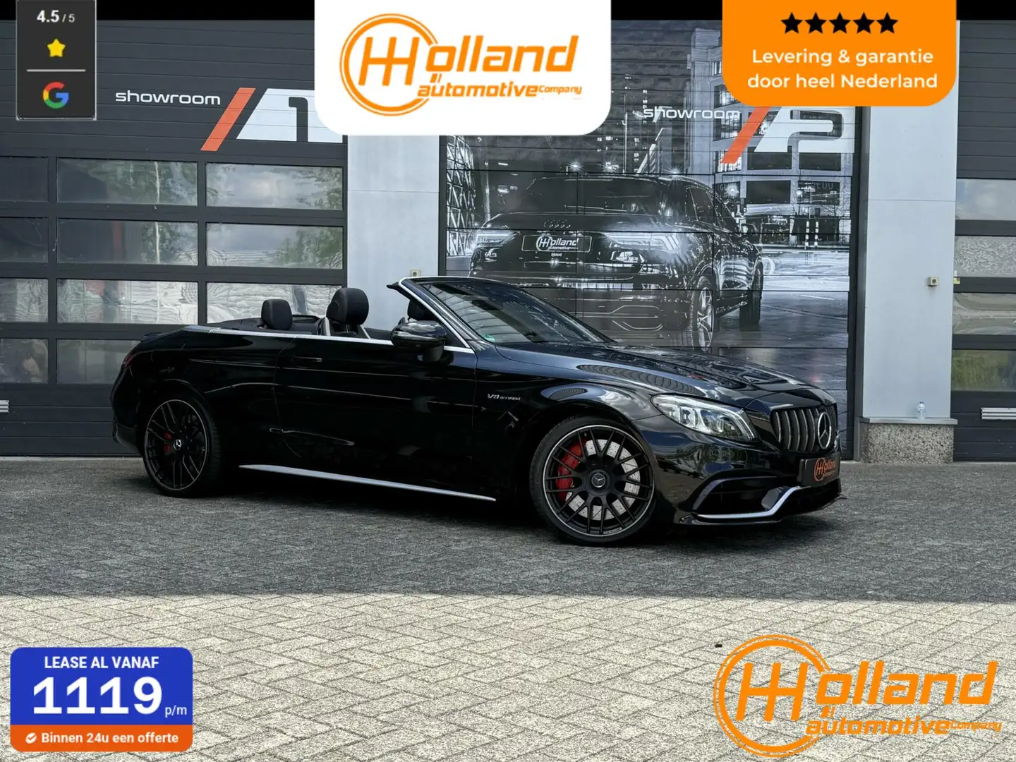 Mercedes-Benz C 63 AMG Cabrio S| FACELIFT Schwarz - 1