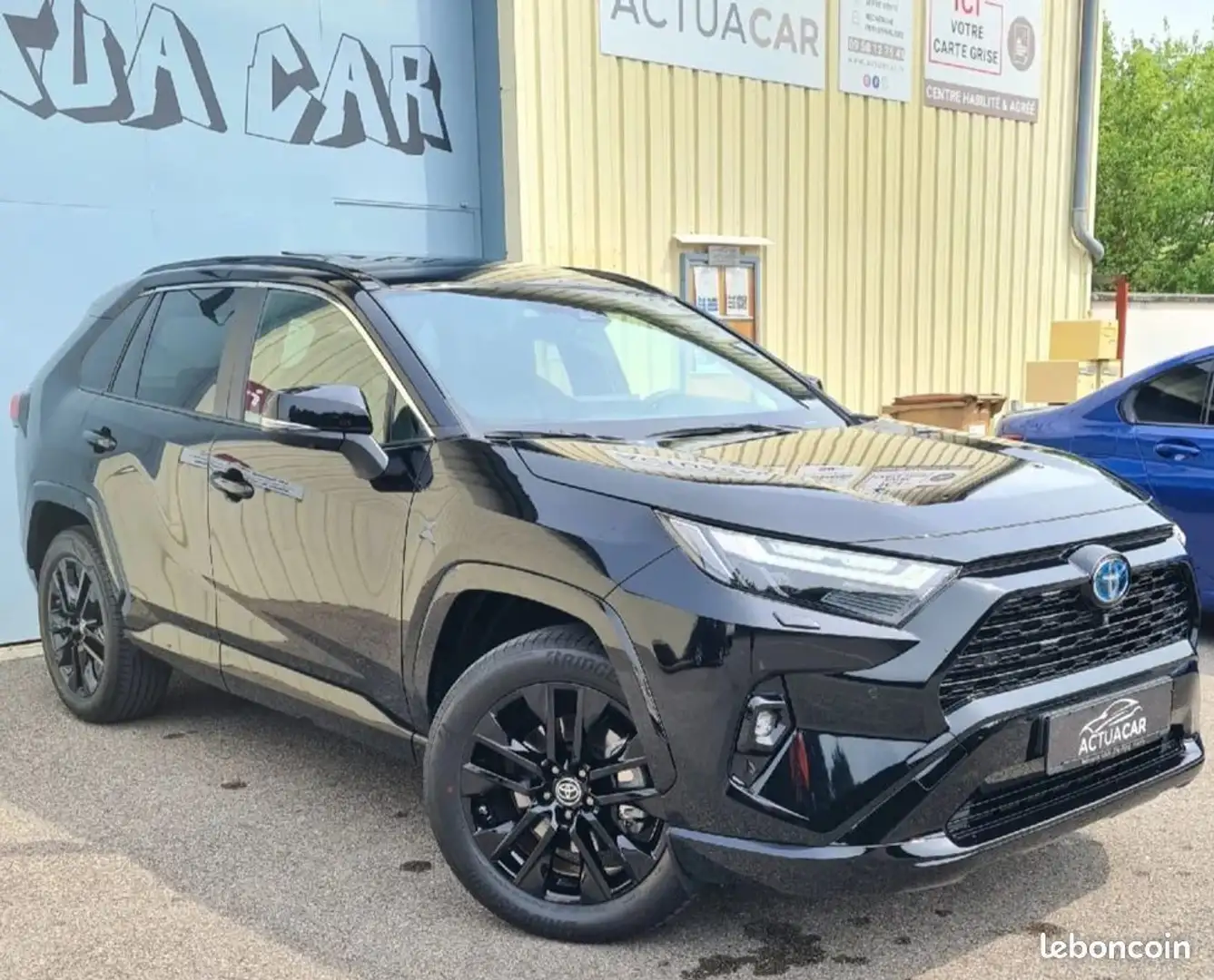 Toyota RAV 4 Hybride 222ch Black Edition AWD-i MY21 Schwarz - 1