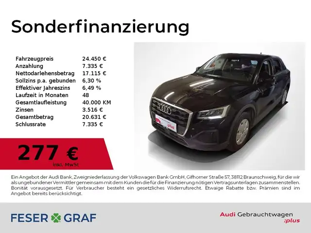 2023 Audi Q2 in Black for sale