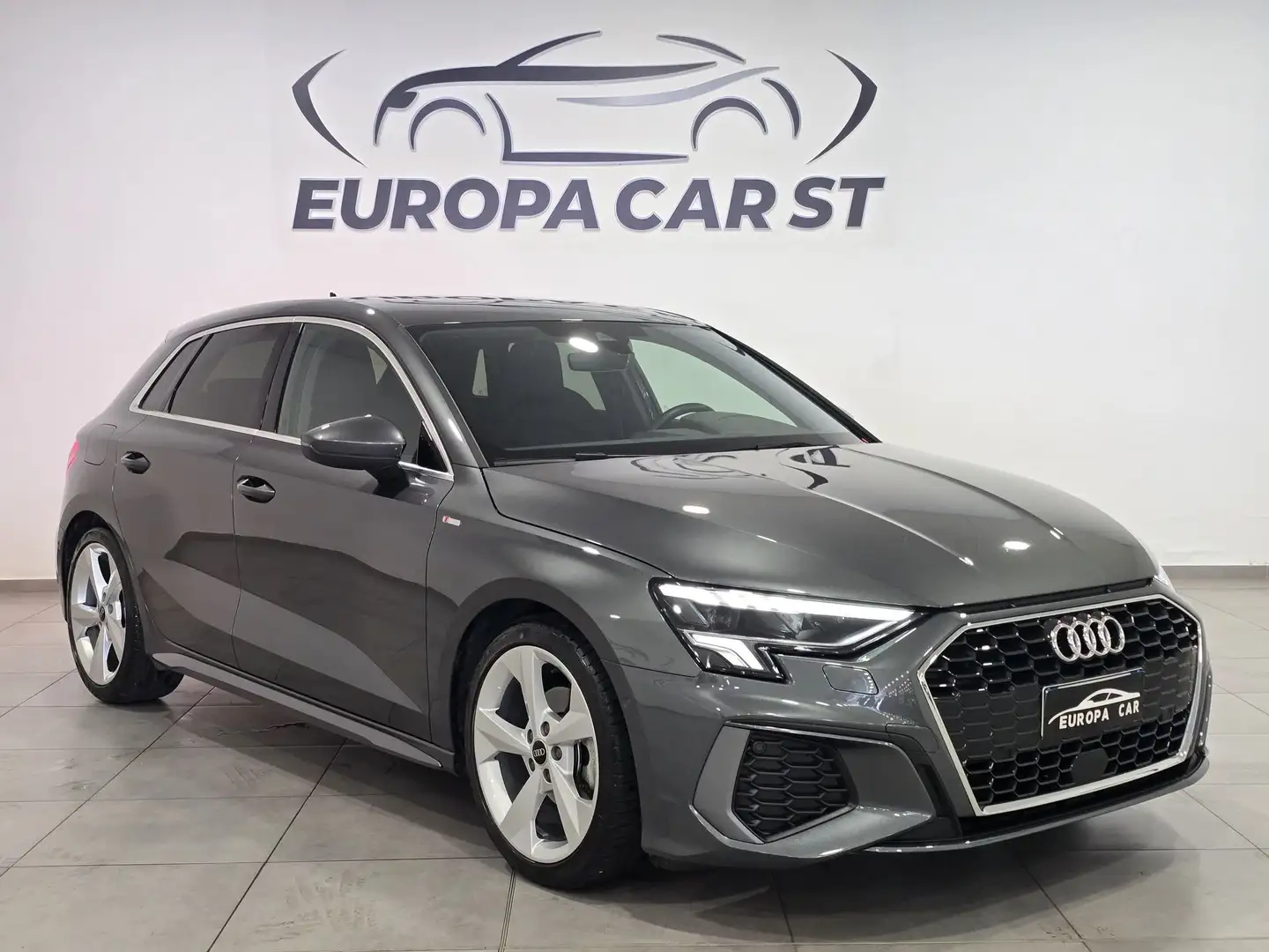Audi A3 SPB 35 TDI S tronic S line edition Grigio - 2