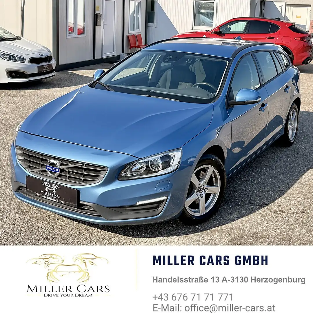 Volvo V60 D3 Kinetic*neues Pickerl*servicegepflegt* Blau - 2