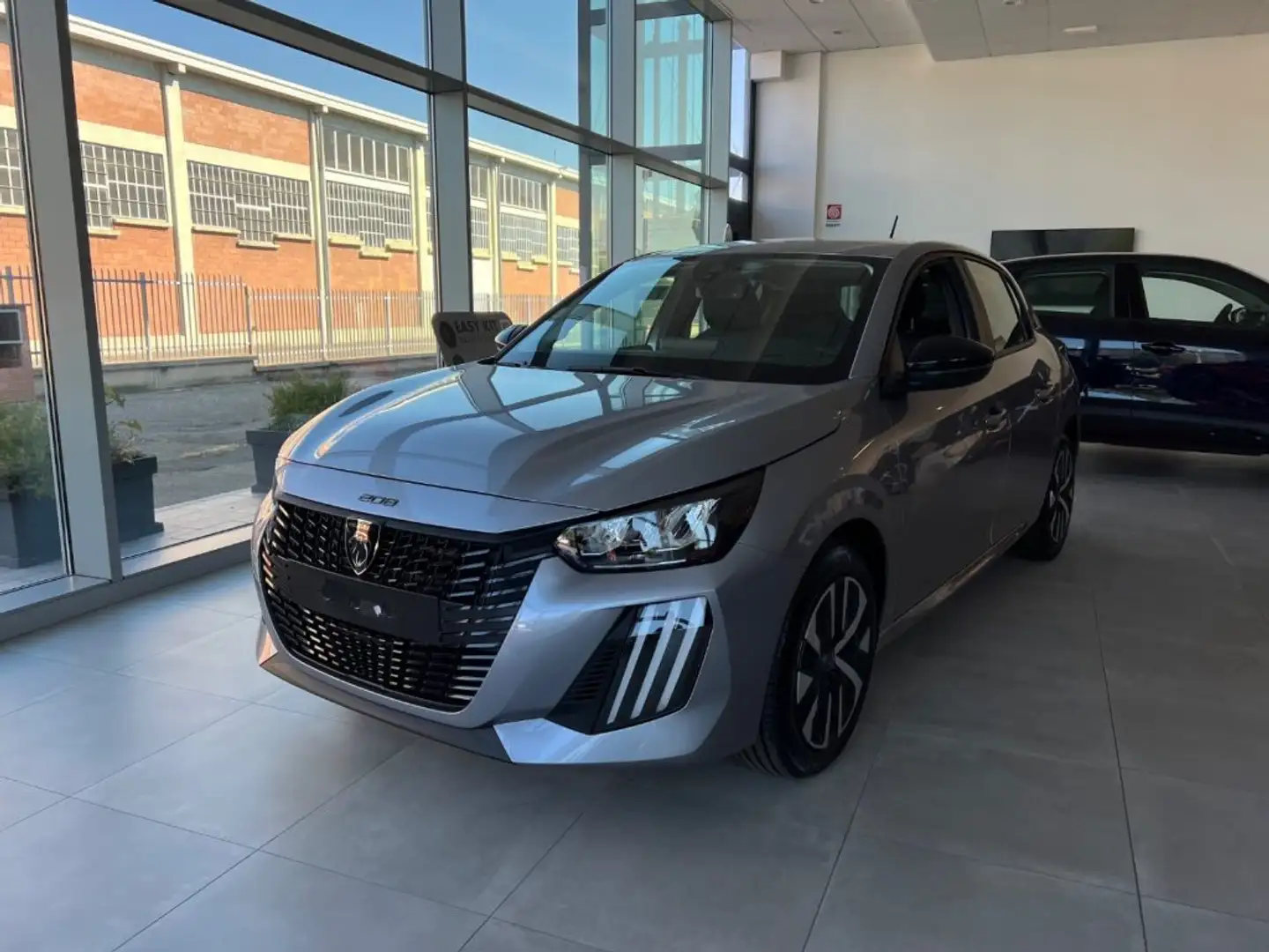 Peugeot 208 Hybrid 100 e-DCS6 Style Gris - 1