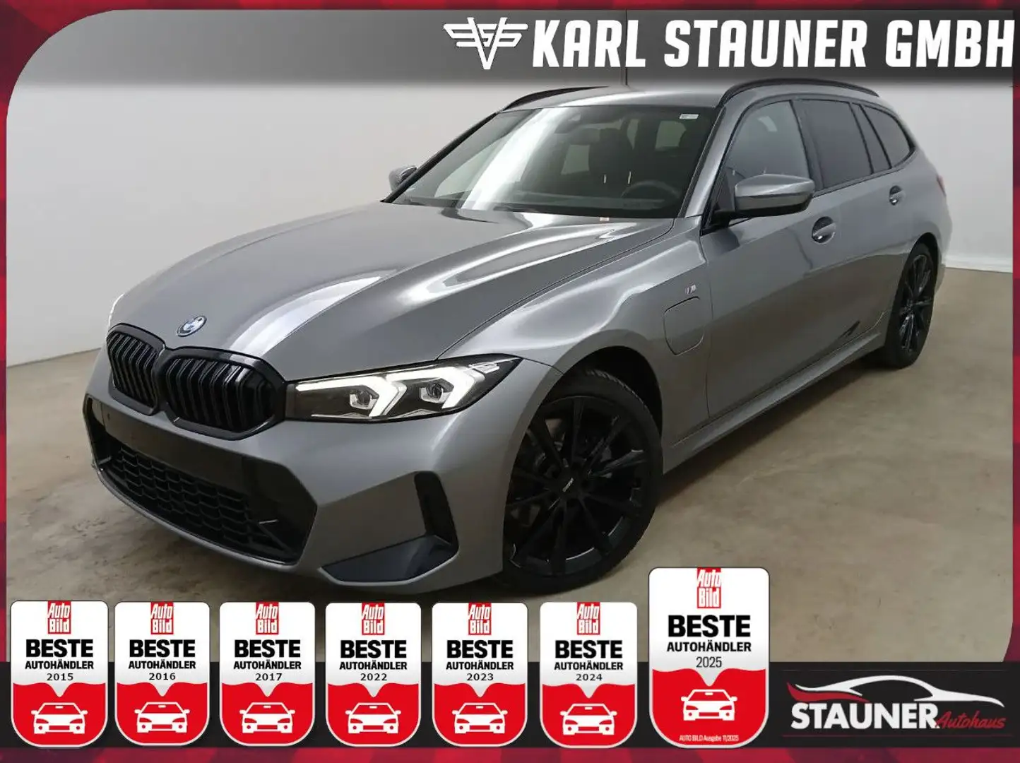 BMW 320 e Touring M-Sport H&K PDC AHK KLIMAAUTOMATIK Grau - 1