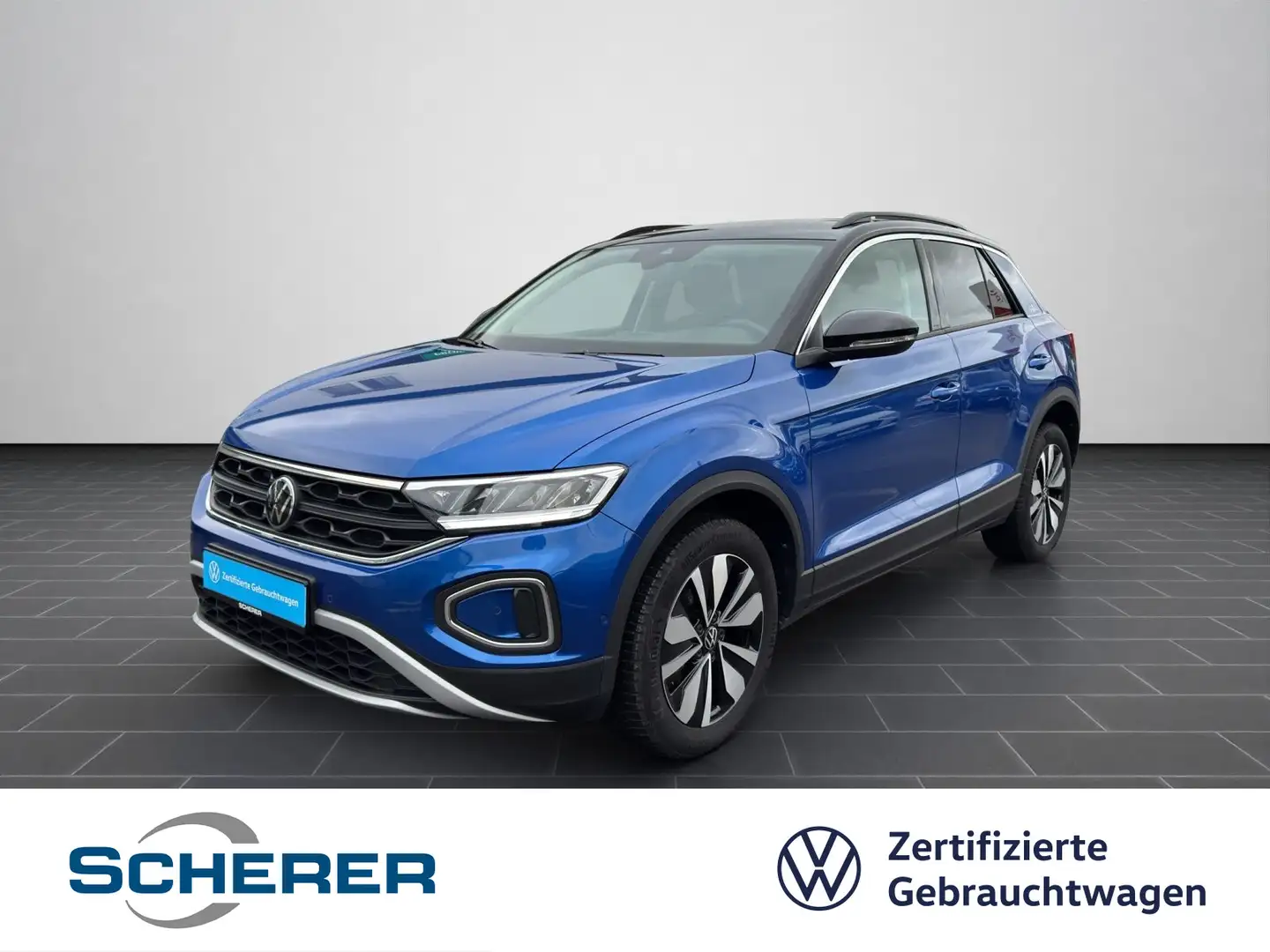 Volkswagen T-Roc GOAL 1.5 TSI LED NAVI ACC AHK RFK SHZ Blau - 1