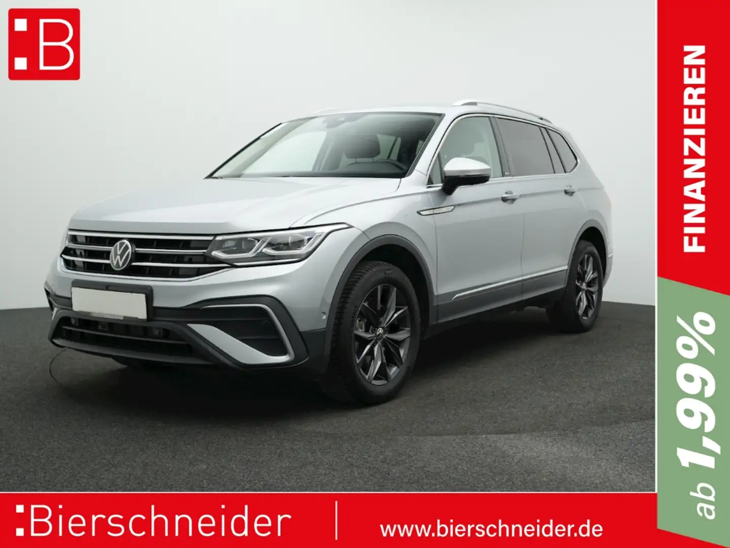 Volkswagen Tiguan Allspace 2.0 TDI DSG 4Mo. Move 7SITZE AHK VIEW IQ.LIGHT STA Argent - 1