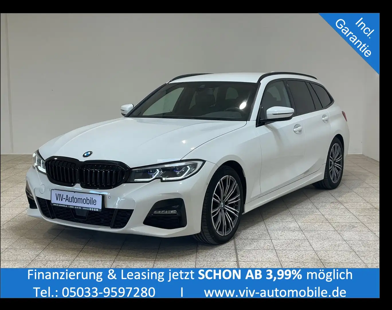 BMW 320 d Touring M Sport Paket *Laser*Standheiz*AHK* Weiß - 1