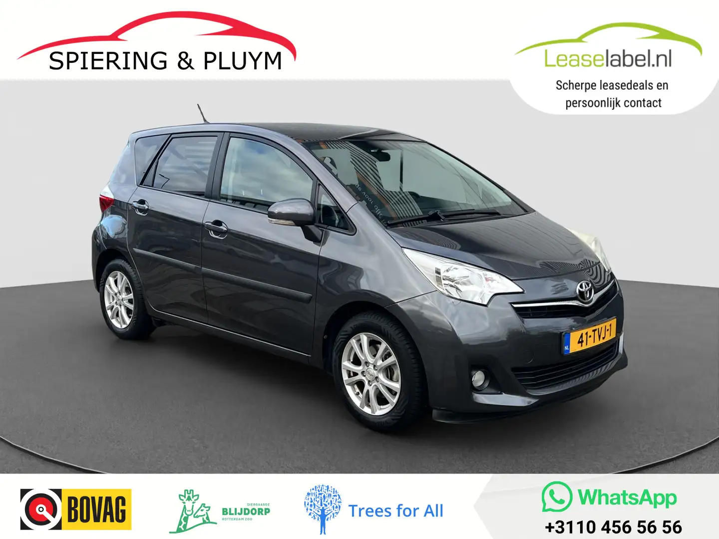 Toyota Verso-S 1.3 VVT-i Aspiration | Pano | Automaat Gris - 1