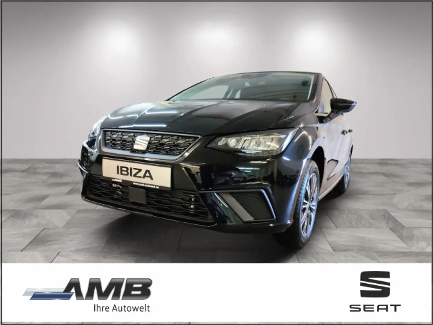 SEAT Ibiza Style 1.0 TSI LED/ACC/Sitzhz/var.Ladeboden Schwarz - 1