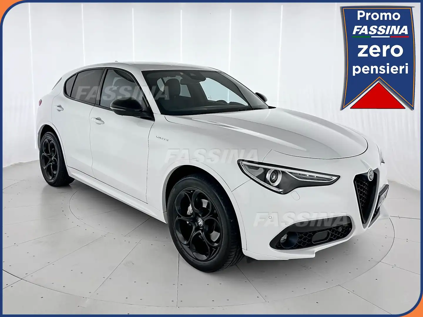 Alfa Romeo Stelvio 2.2 Turbodiesel 210 CV AT8 Q4 Veloce Bianco - 1