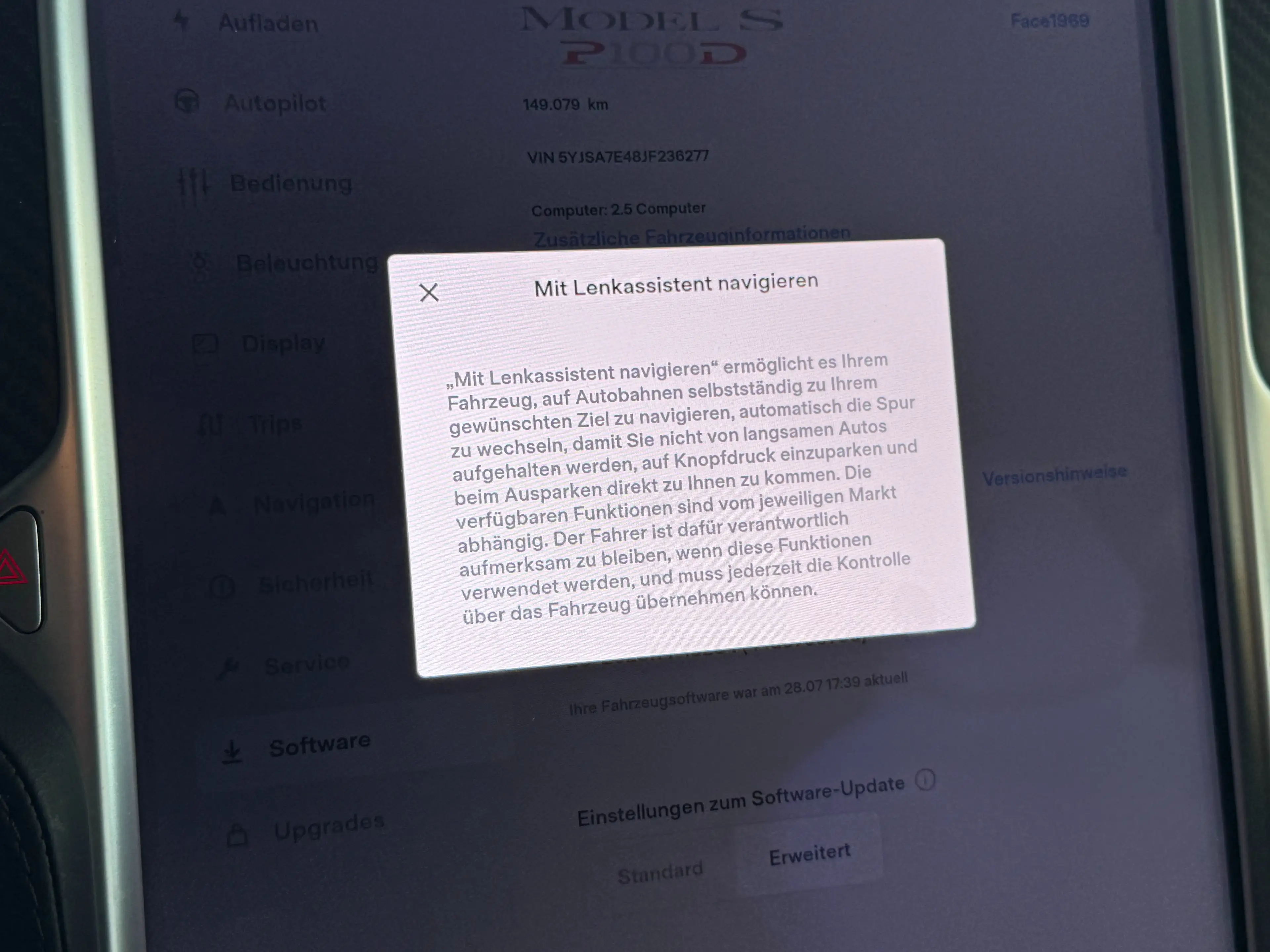 Tesla Model S Model S P100D 100kWh sehr gepflegter Zustand — photo 13