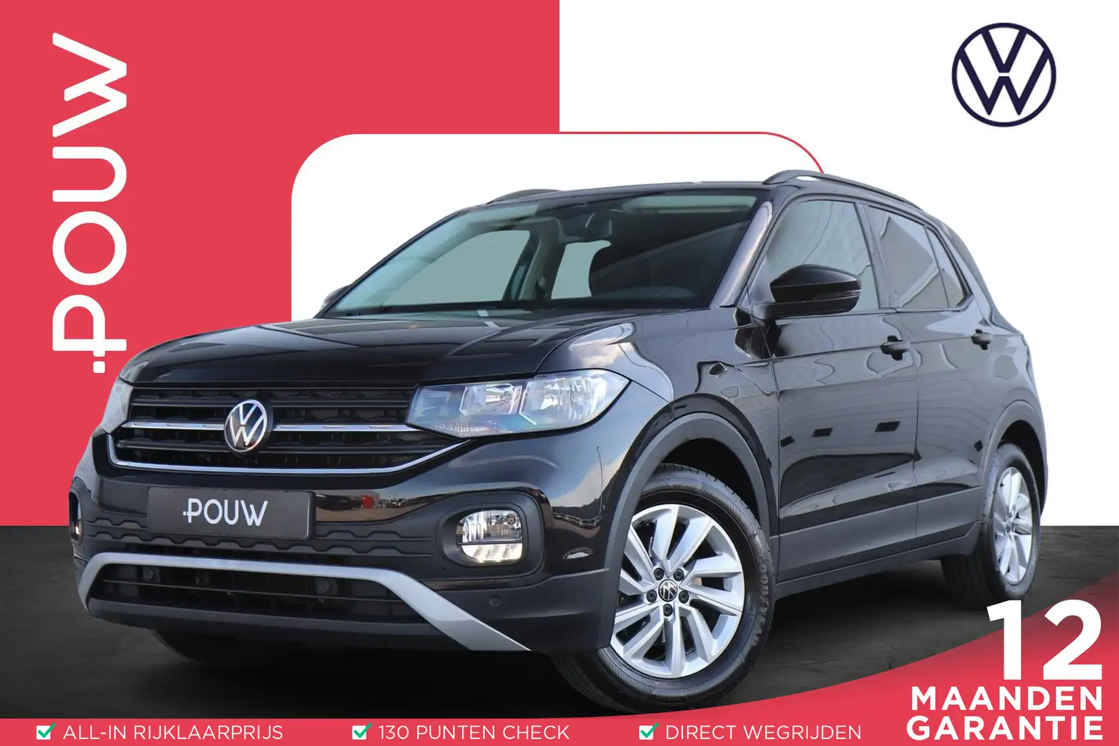 Volkswagen T-Cross 1.0 TSI 95pk Life Business | Navigatie | Climate C Noir - 1