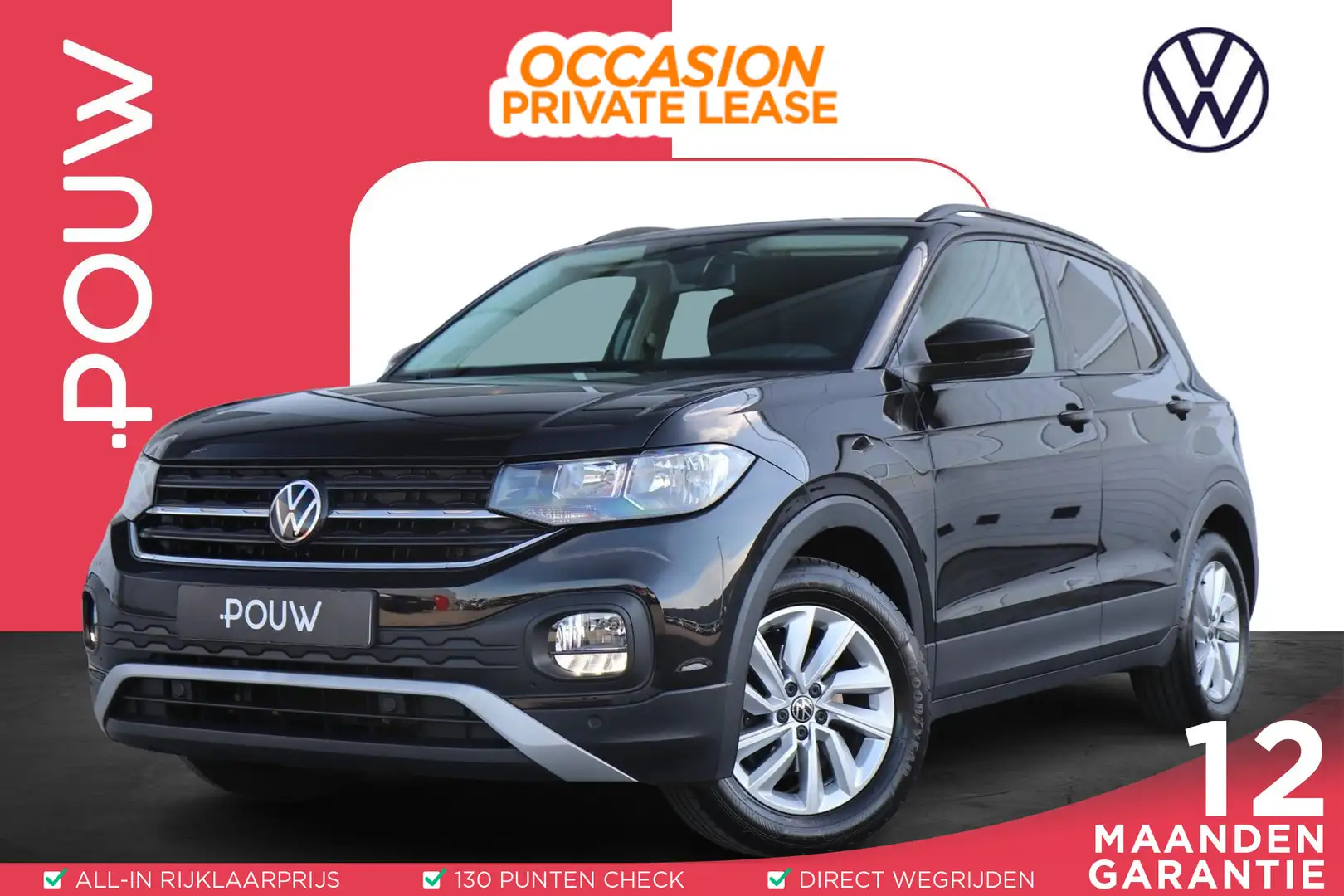 Volkswagen T-Cross 1.0 TSI 95pk Life Business | Navigatie | Climate C Negro - 1