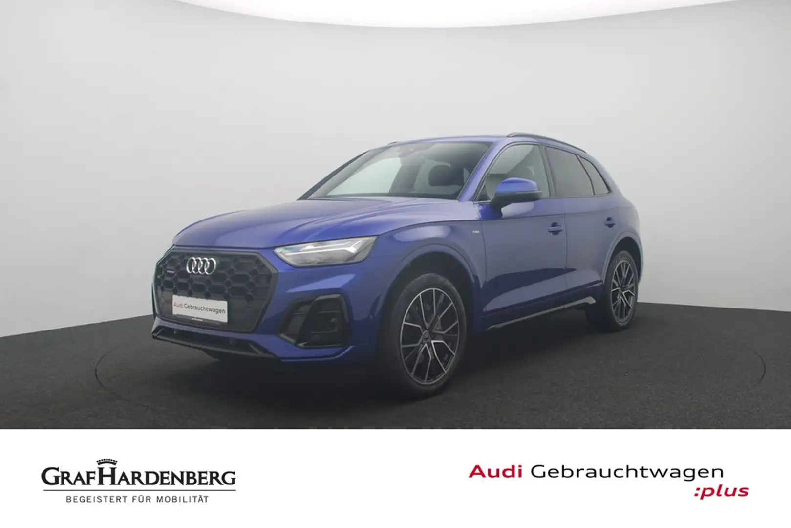 Audi Q5 40 TDI quattro S line LED Navi B&O AHK Pano Blau - 1